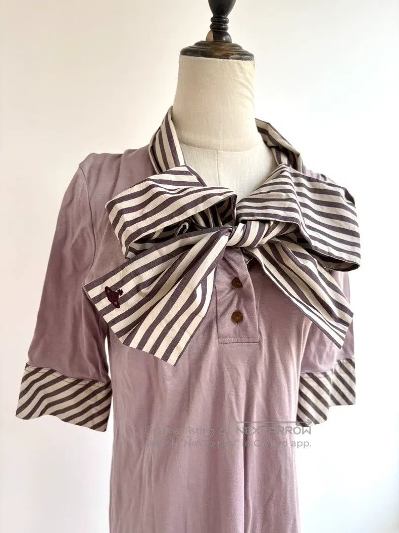 Vivienne Westwood Vivienne Westwood Purple Big Bow Dress Size M / US 6-8 / IT 42-44 - 3 Thumbnail
