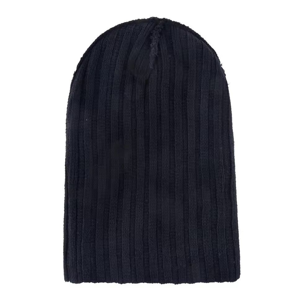 Japanese Brand Embroidered Eagle Patch Ribbed Beanie Size ONE SIZE - 3 Thumbnail