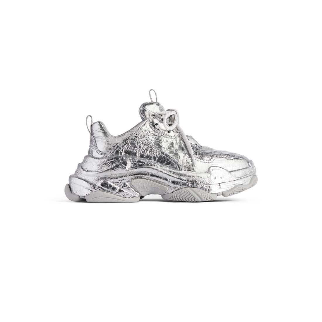 Balenciaga Balenciaga Triple S Metallic Sneakers SIZE 45 Size ONE SIZE - 1 Thumbnail