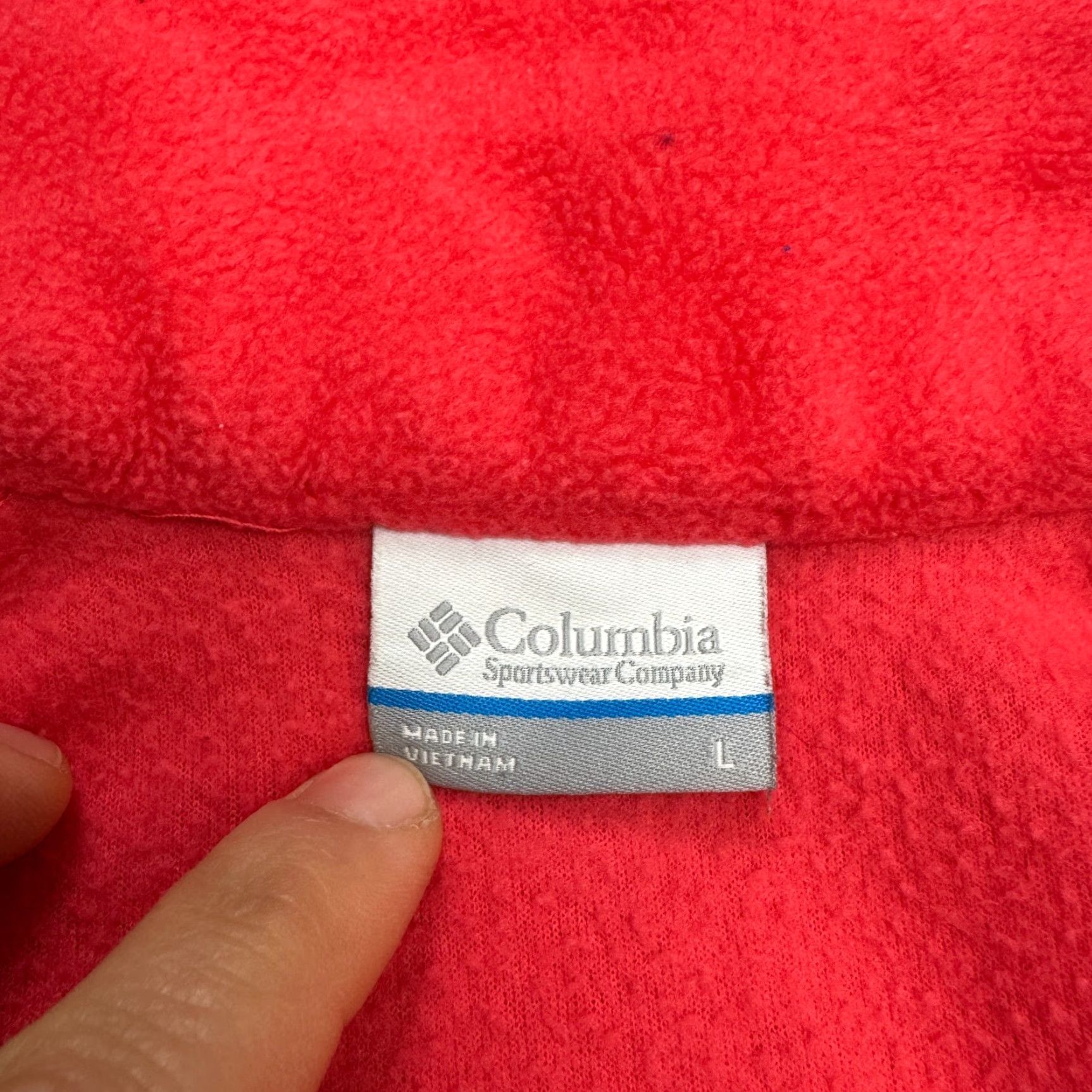 Vintage Columbia Jacket Womens Large Red Full Zip Pockets Benton Springs Outdoor Casual Size L / US 10 / IT 46 - 7 Thumbnail