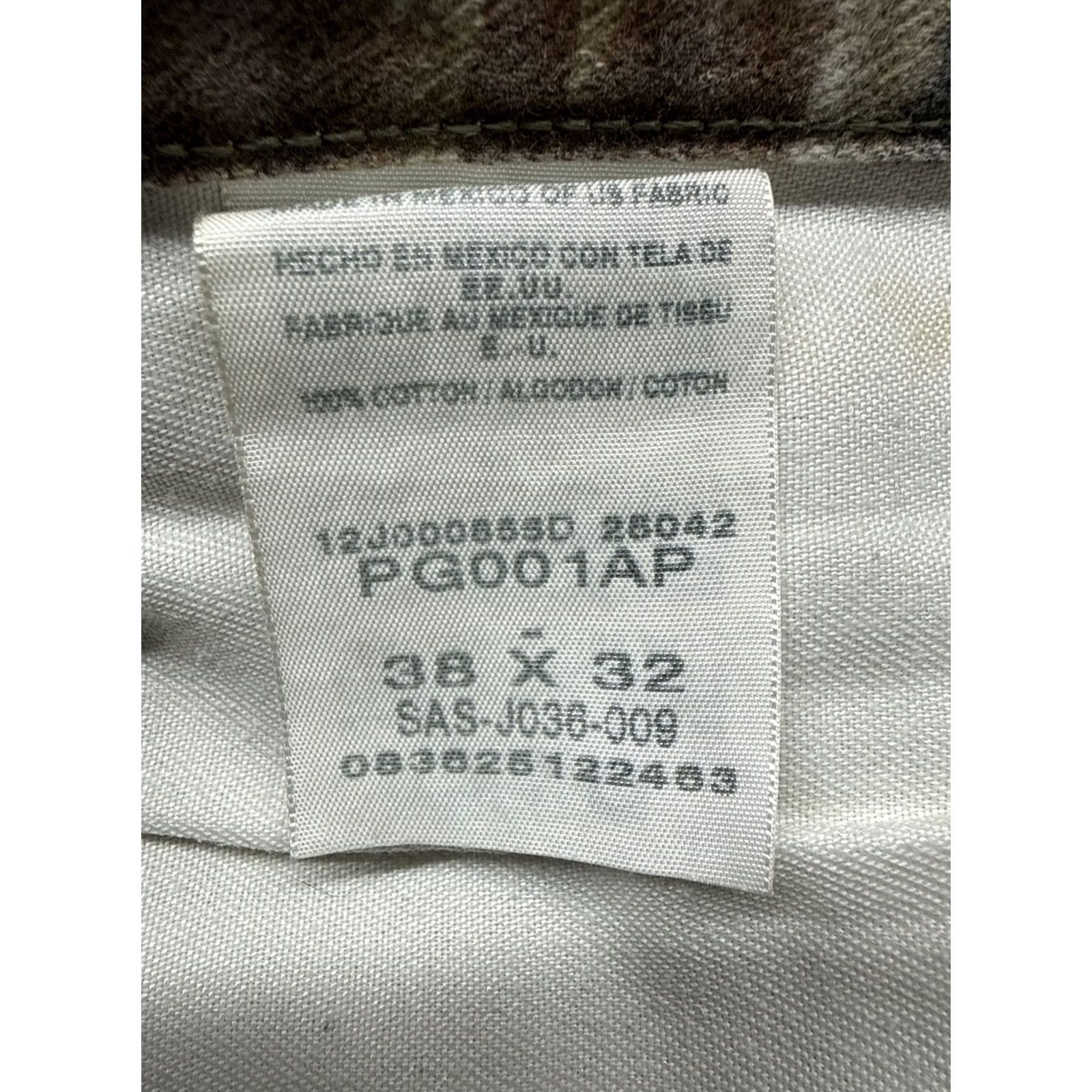 Wrangler Wrangler ProGear Jeans Men's 37x30 Denim Camouflage Canvas Logo 5-Pocket Straight Regular Size US 37 - 4 Thumbnail
