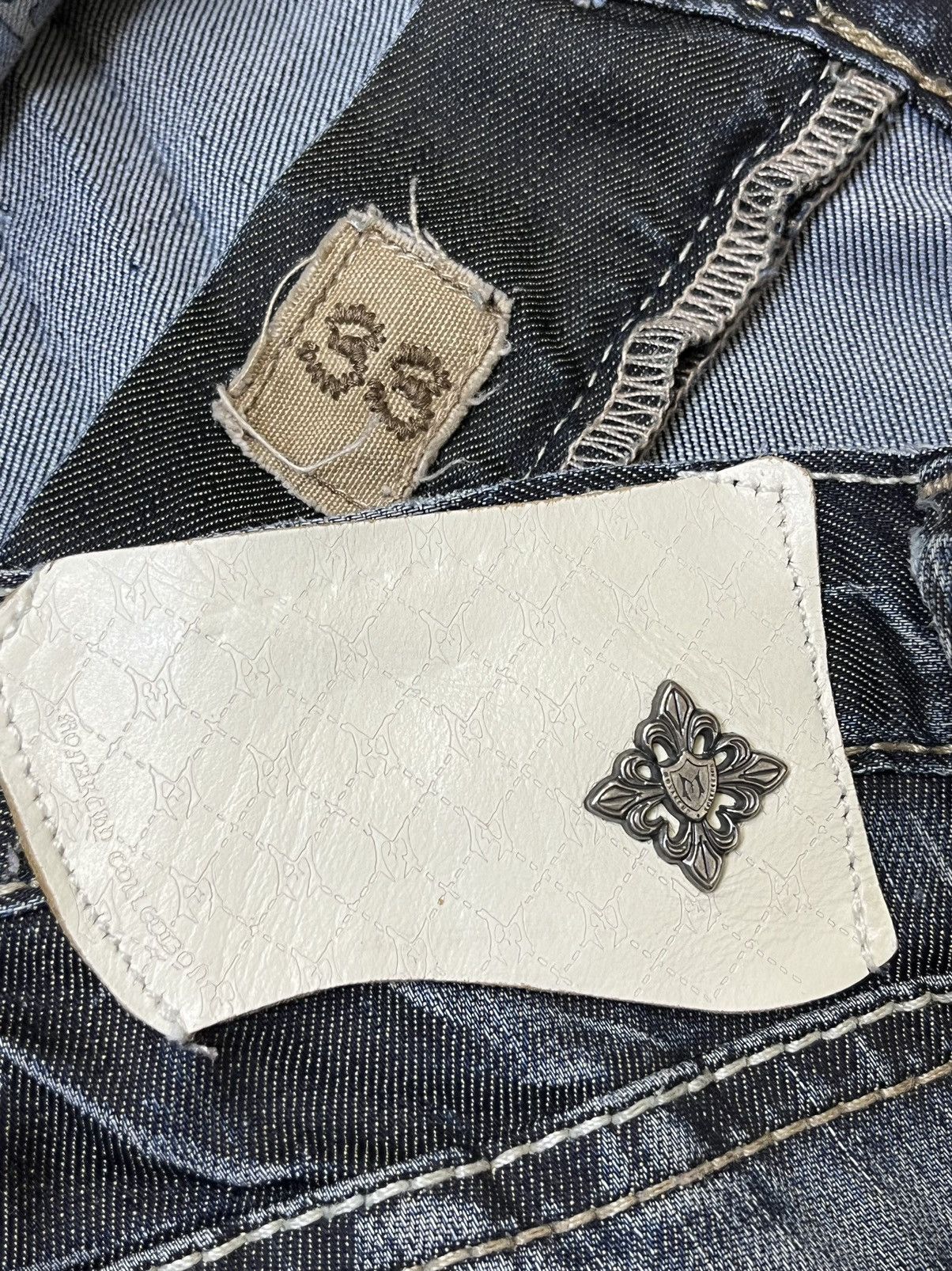 Japanese Brand SICK🔥MONARCHY BOOTSTRAP/FLARE LEG JEANS Size US 36 / EU 52 - 22 Thumbnail