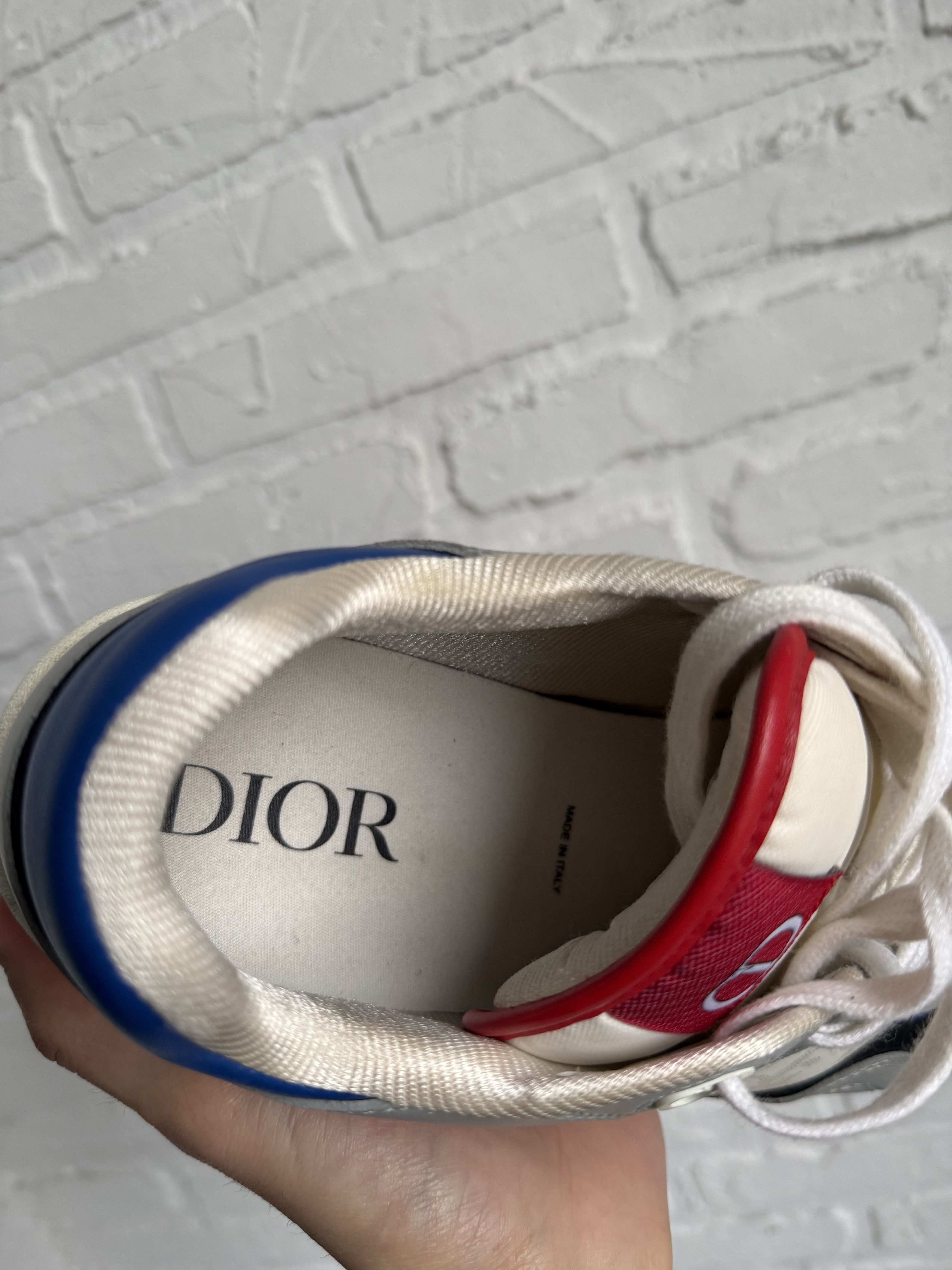 Dior Dior B27 white gray low sneakers Size US 11 / EU 44 - 2 Thumbnail