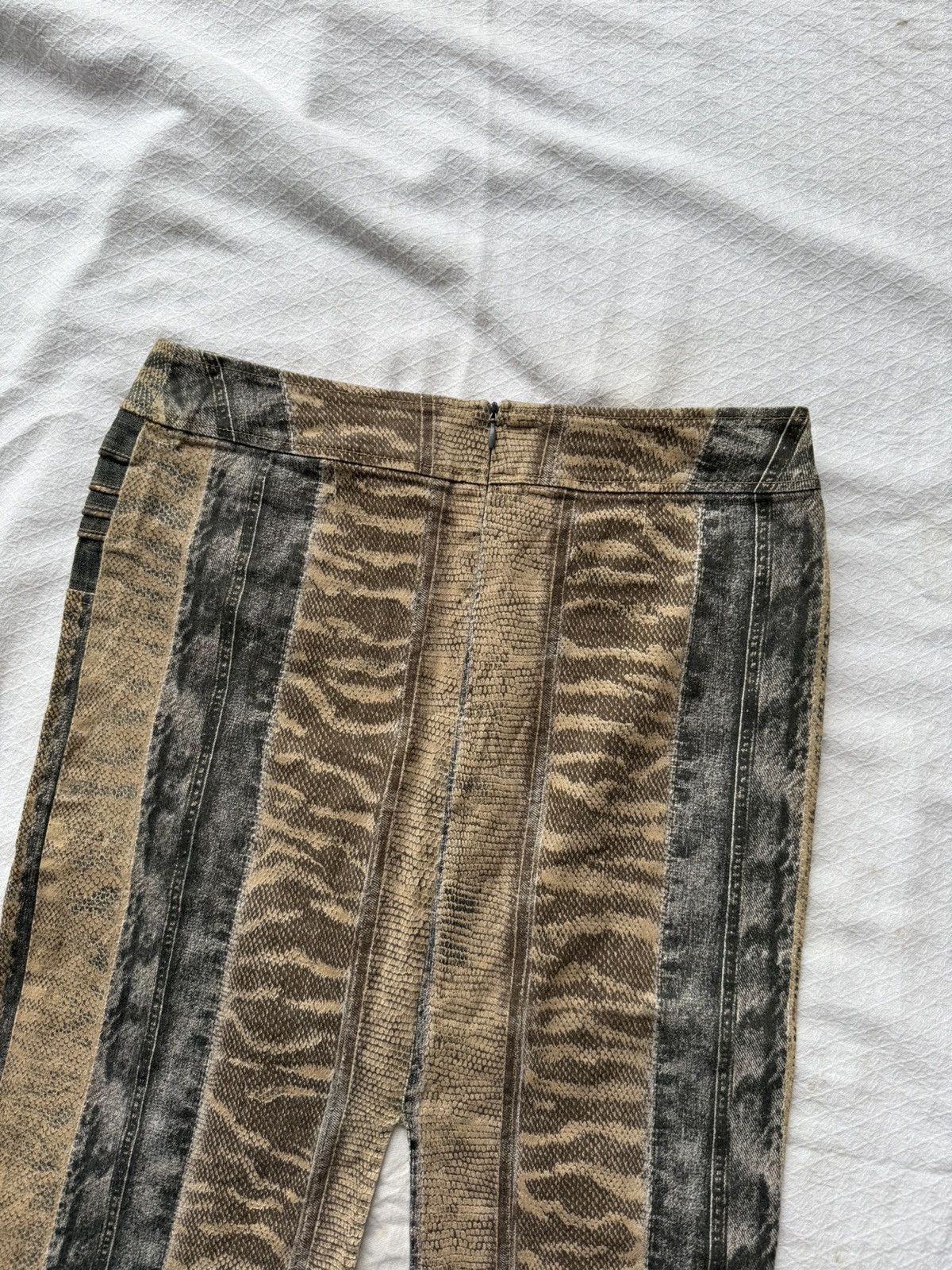 Amoeba Midi Skirt Snake Skin Pyton