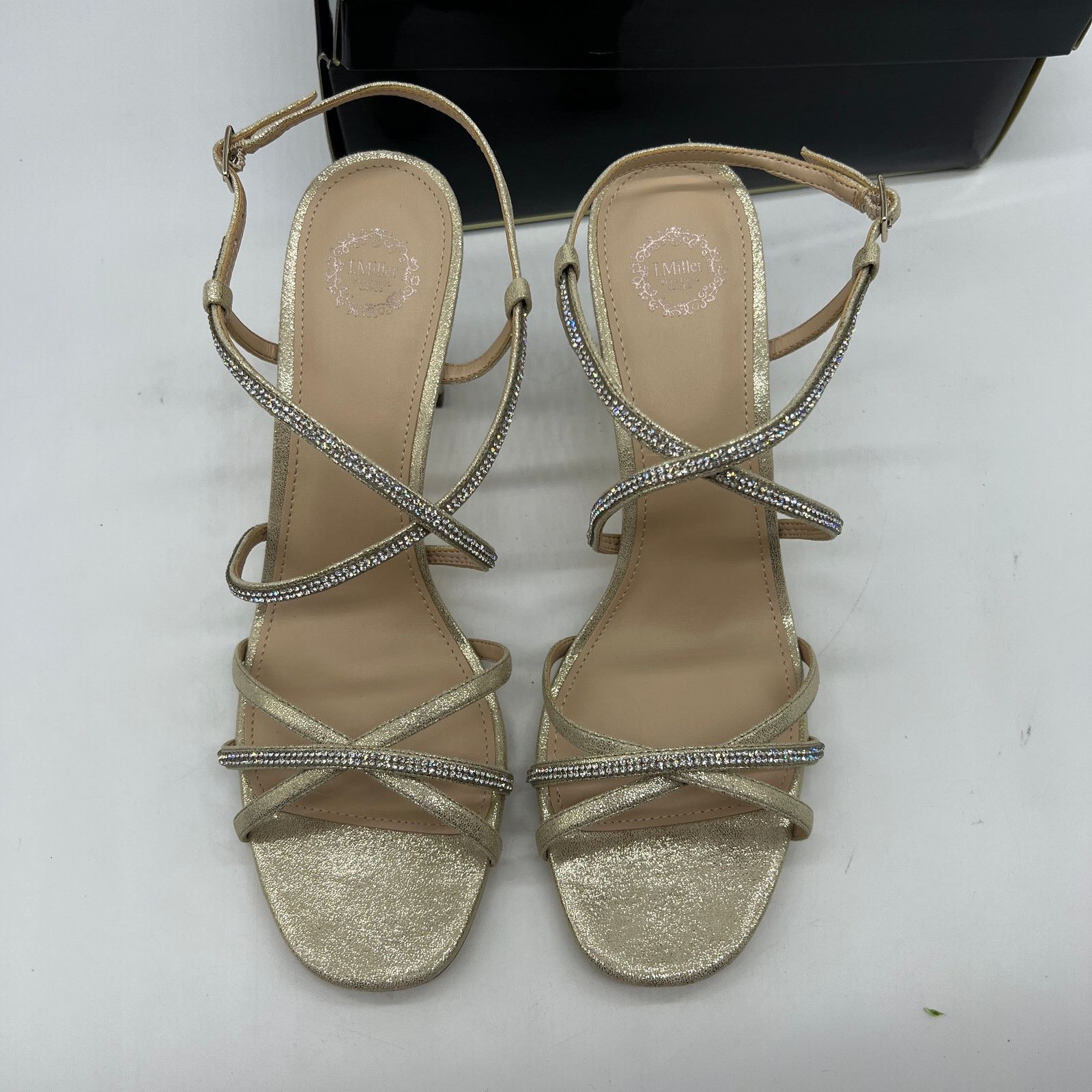 Other I. Miller Womens Andria Heeled Sandals Gold Size 11M Size US 11 / IT 41 - 3 Thumbnail
