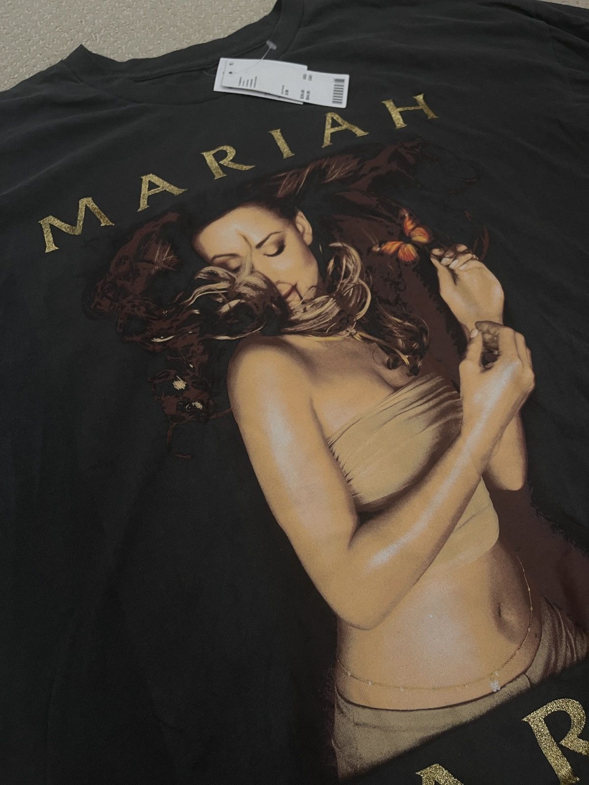 Urban Outfitters Mariah Carey Butterfly T-shirt Dress Size M / US 6-8 / IT 42-44 - 2 Thumbnail