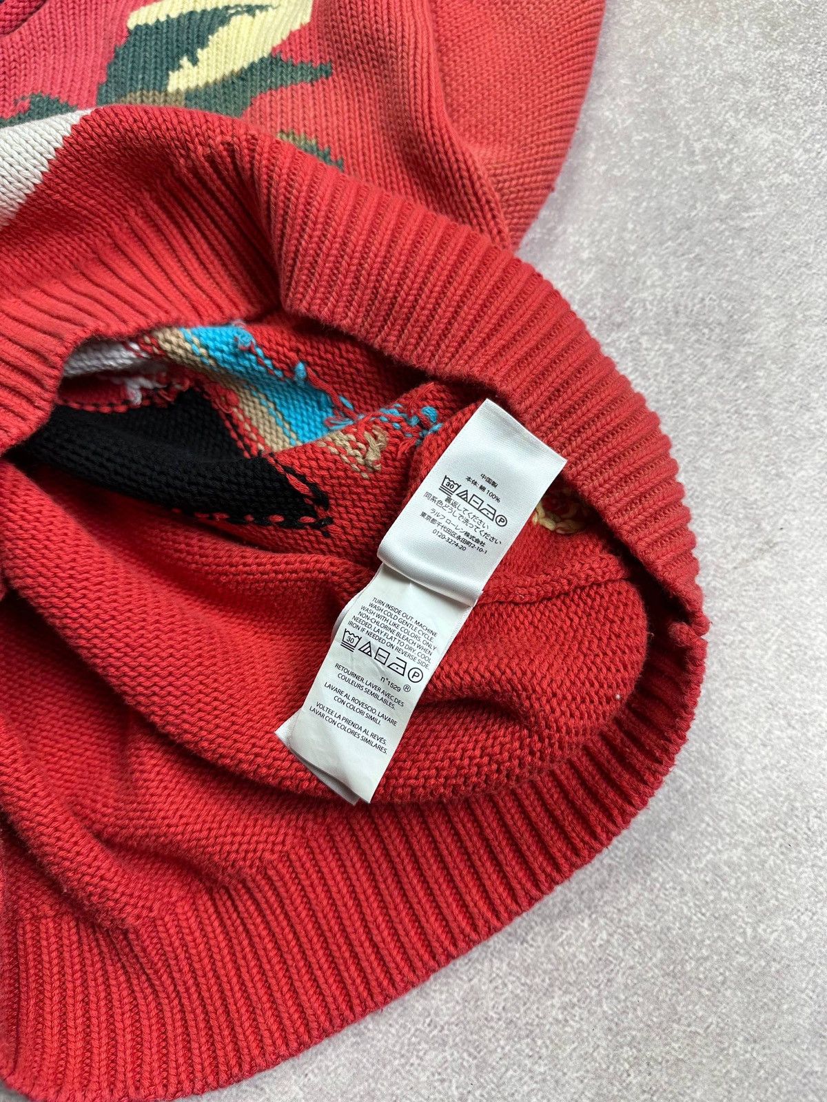 Polo Ralph Lauren Vintage Polo Ralph Lauren RL 20 Graphic Knit Sweter Cropped Size US M / EU 48-50 / 2 - 5 Thumbnail