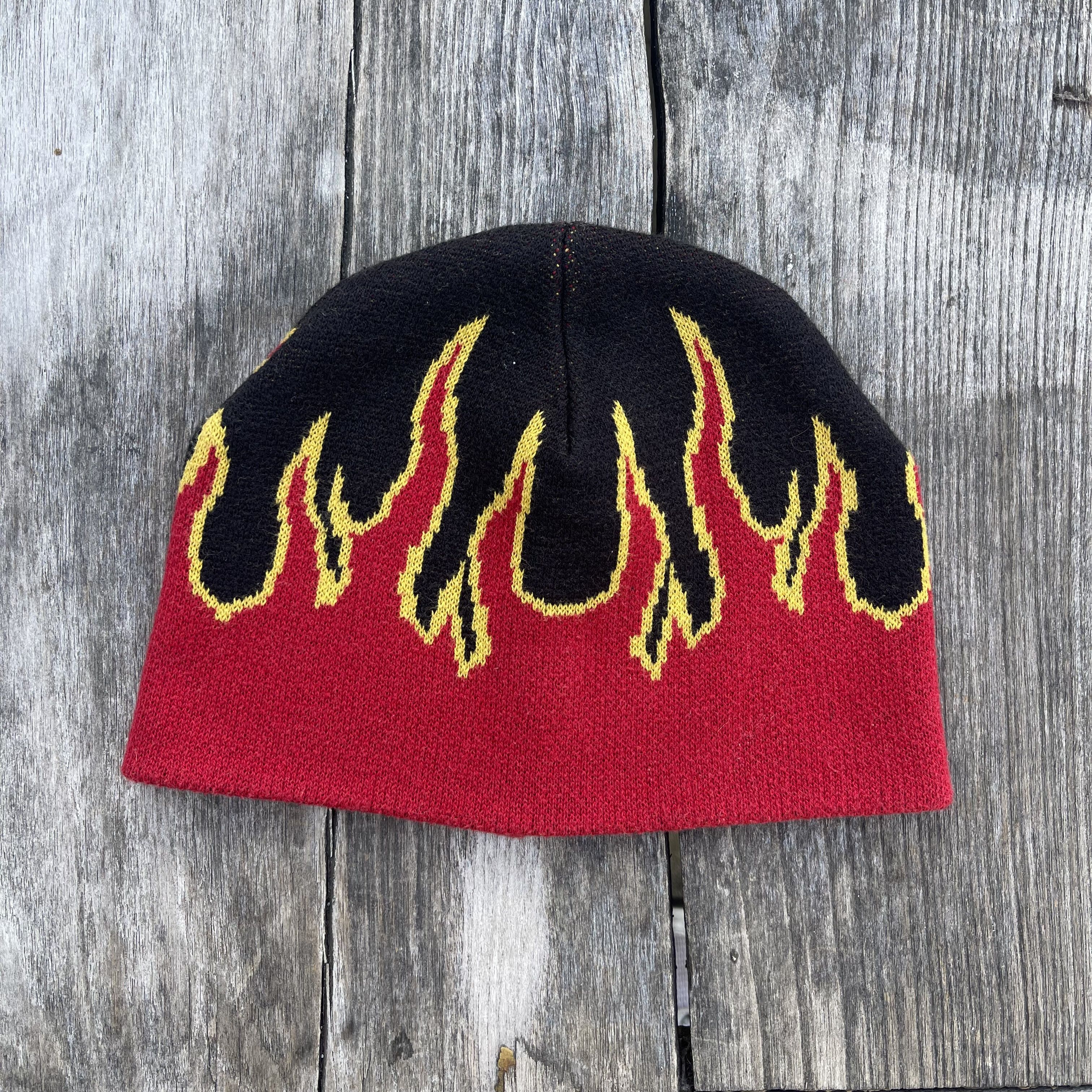 Vintage Vintage Flame Beanie Size ONE SIZE - 2 Thumbnail