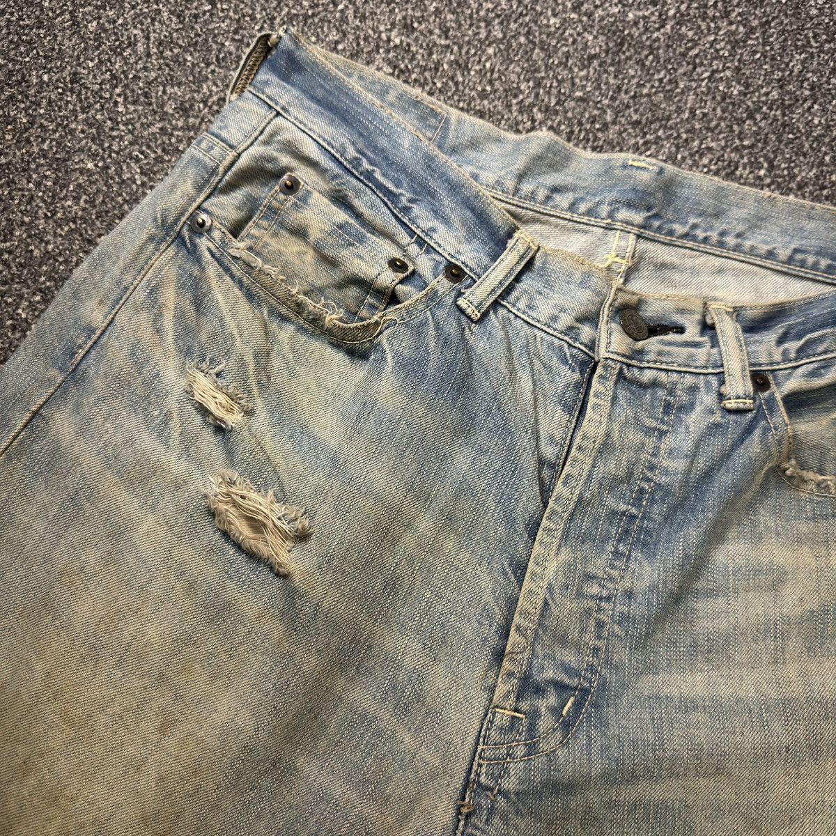14th Addiction 🔥🇯🇵 Japanese Seditionaries Dragon Spiral Rusty Dirty Denim Size US 32 / EU 48 - 12 Thumbnail