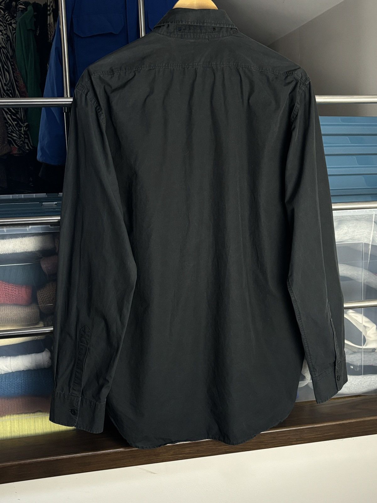 Massimo Osti Stone Island Vintage Long Sleeve Shirt 90s Size US XL / EU 56 / 4 - 5 Thumbnail