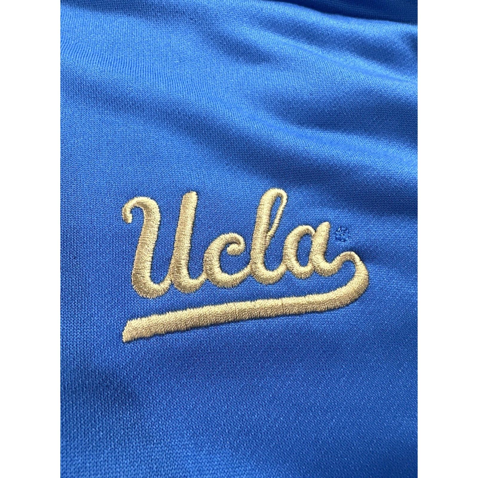 Adidas adidas UCLA 1/4 Zip Pullover Shirt Men M Blue Long Sleeve Nike? Size US M / EU 48-50 / 2 - 6 Thumbnail