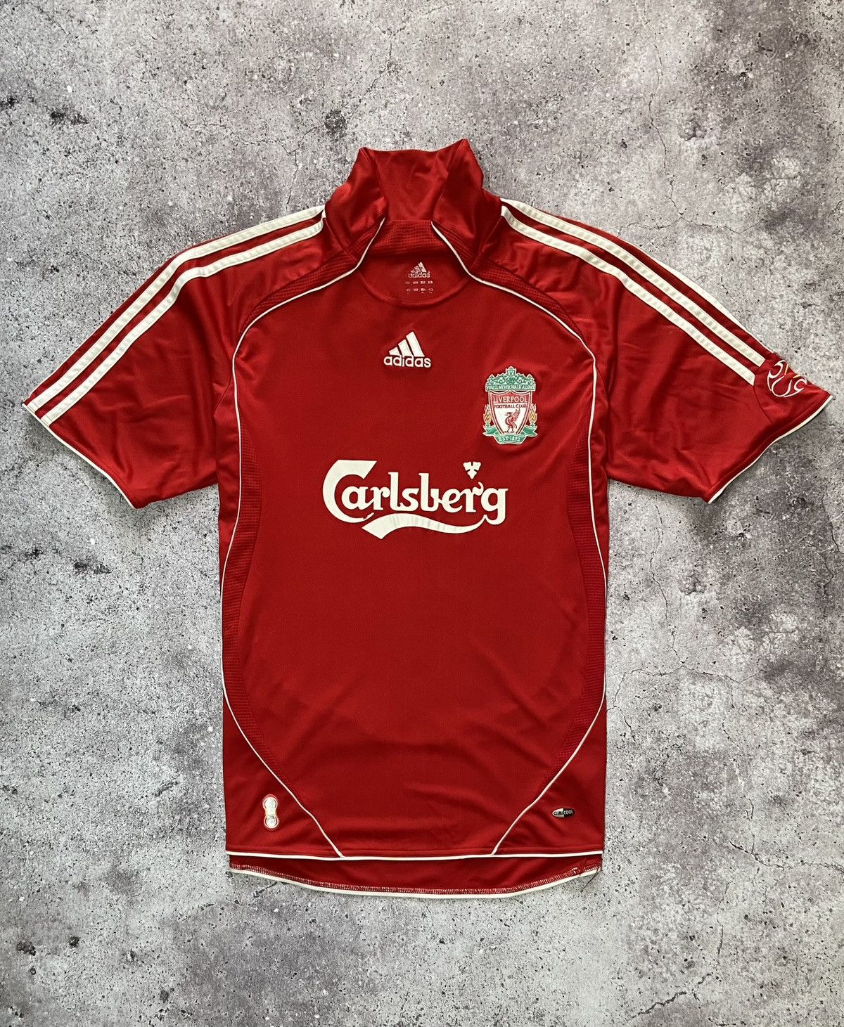 Vintage 💥Liverpool 2007 Gerrard #8 Vintage Player Jersey t-shirt‼️ Size US L / EU 52-54 / 3 - 1 Thumbnail