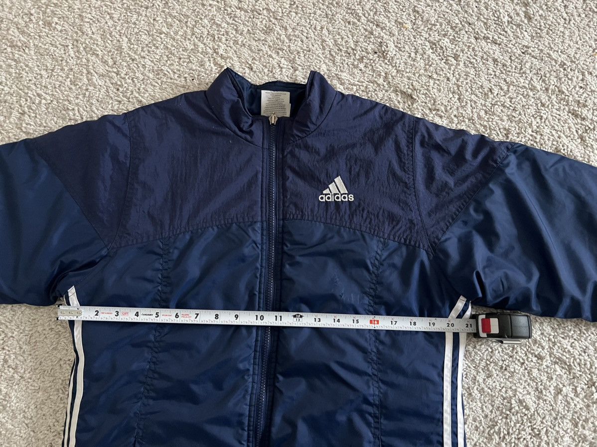 Adidas × Vintage Adidas Vintage Puffer Jacket - Blue - XL Girls Size XL / US 12-14 / IT 48-50 - 8 Thumbnail