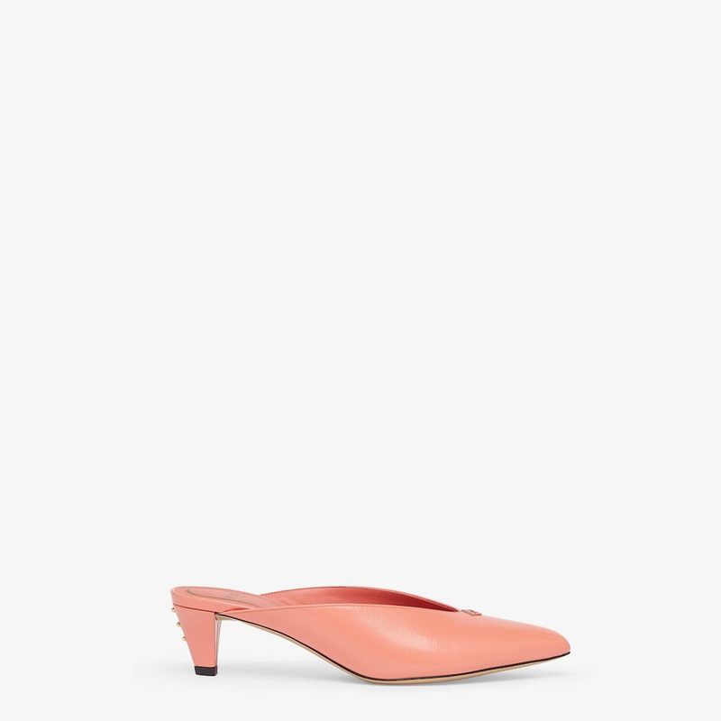 Fendi o1B3y1r0326 Filo Mules in Blush Size US 6 / IT 36 - 1 Thumbnail