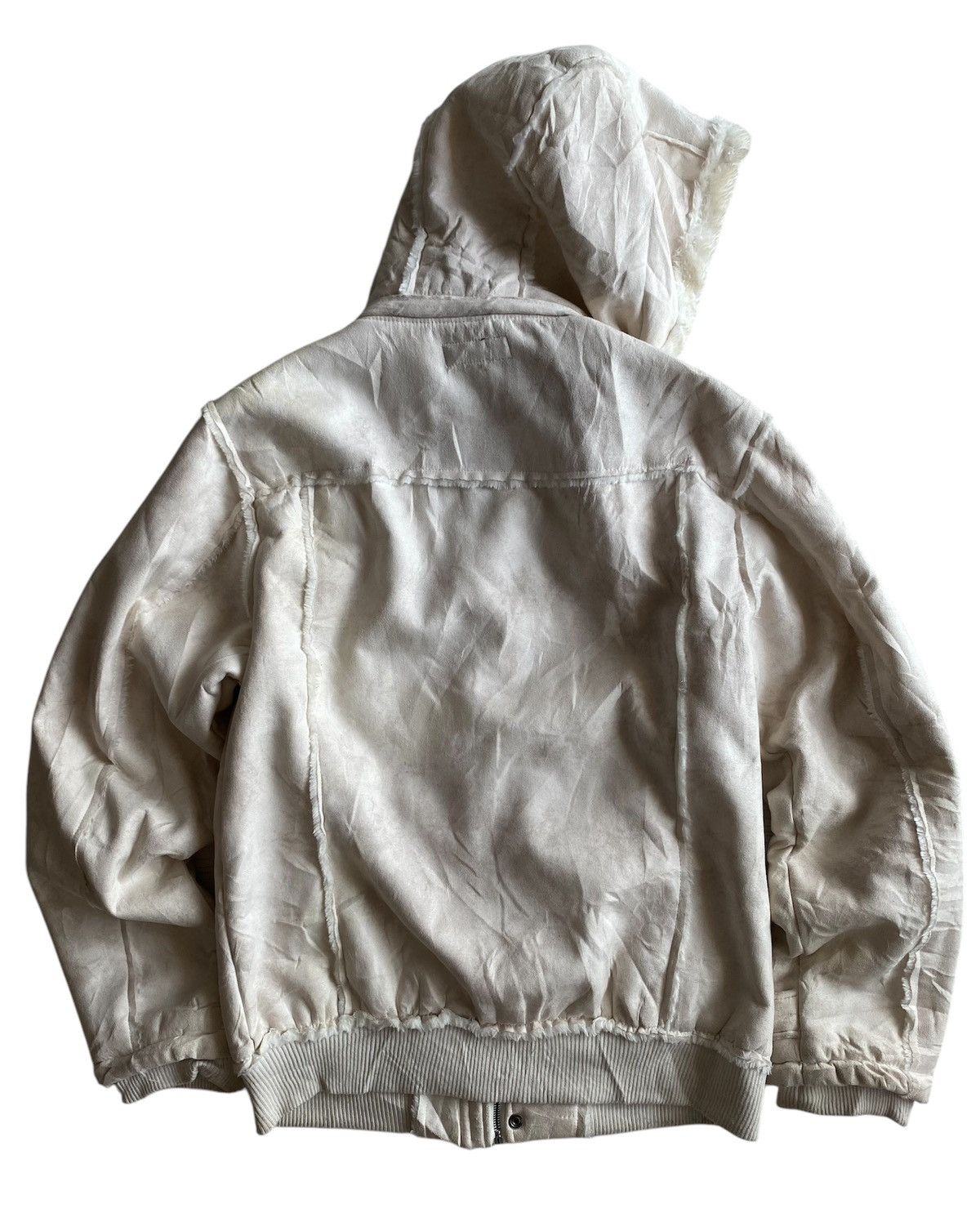 In The Attic IN THE ATTIC Japan Shearling Trench Coat Hoodie Size US L / EU 52-54 / 3 - 11 Thumbnail