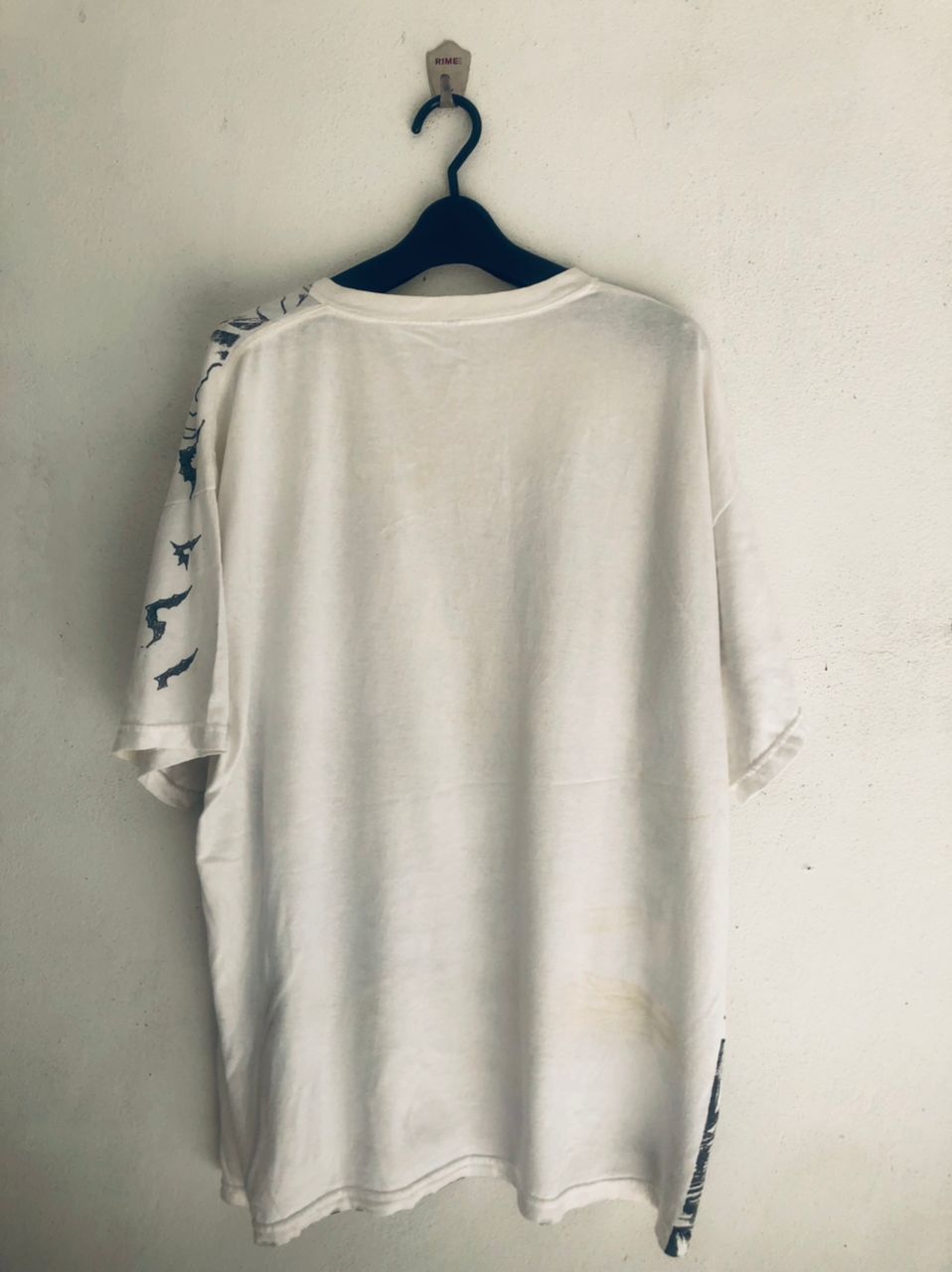 Japanese Brand Vintage Skull Big Logo Hip Hop Designer Fashion Style Size US XL / EU 56 / 4 - 2 Thumbnail