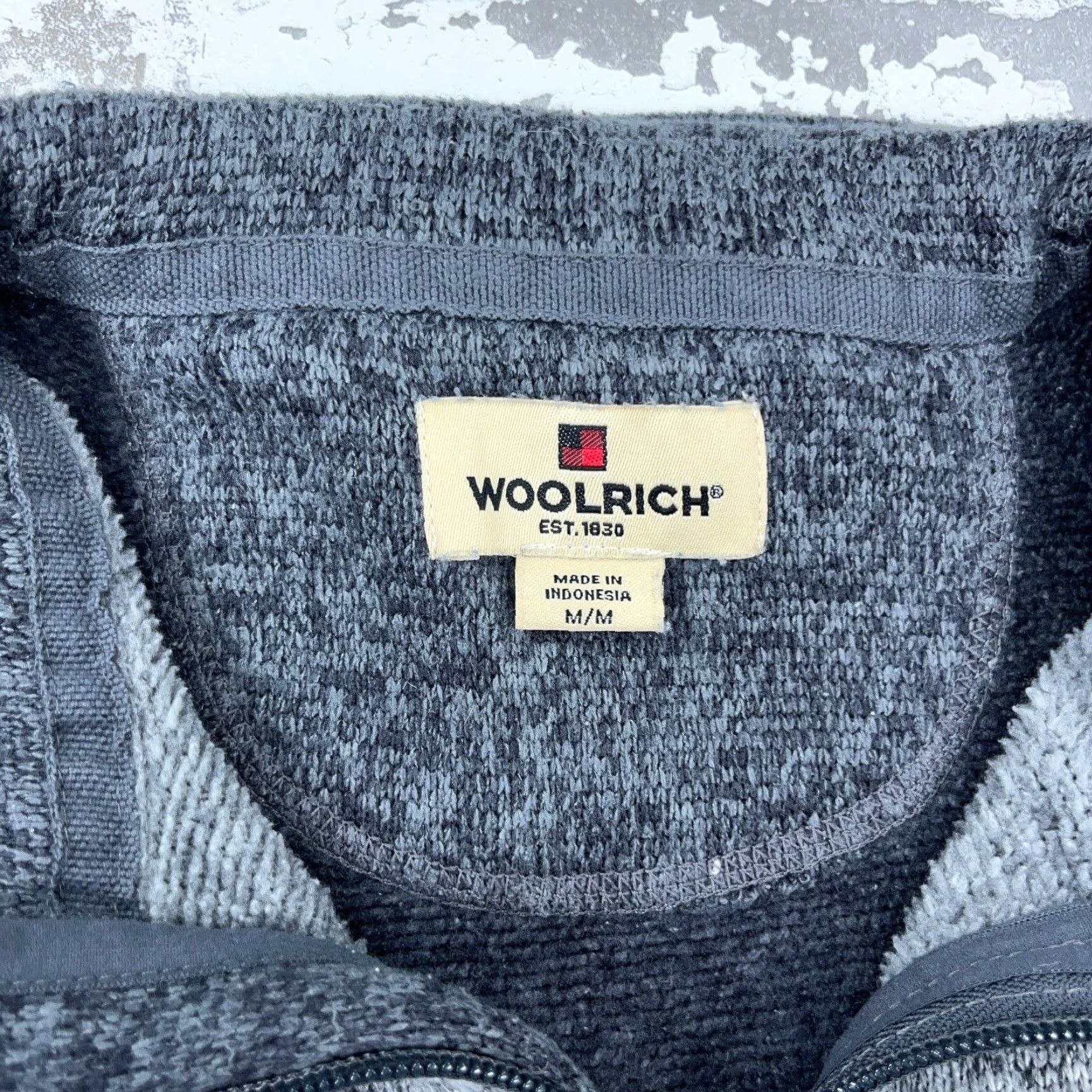 Vintage VINTAGE Woolrich Sweater Men Medium Gray Fleece Pullover Quarter Zip Jacket Heather A13 Size US M / EU 48-50 / 2 - 3 Thumbnail