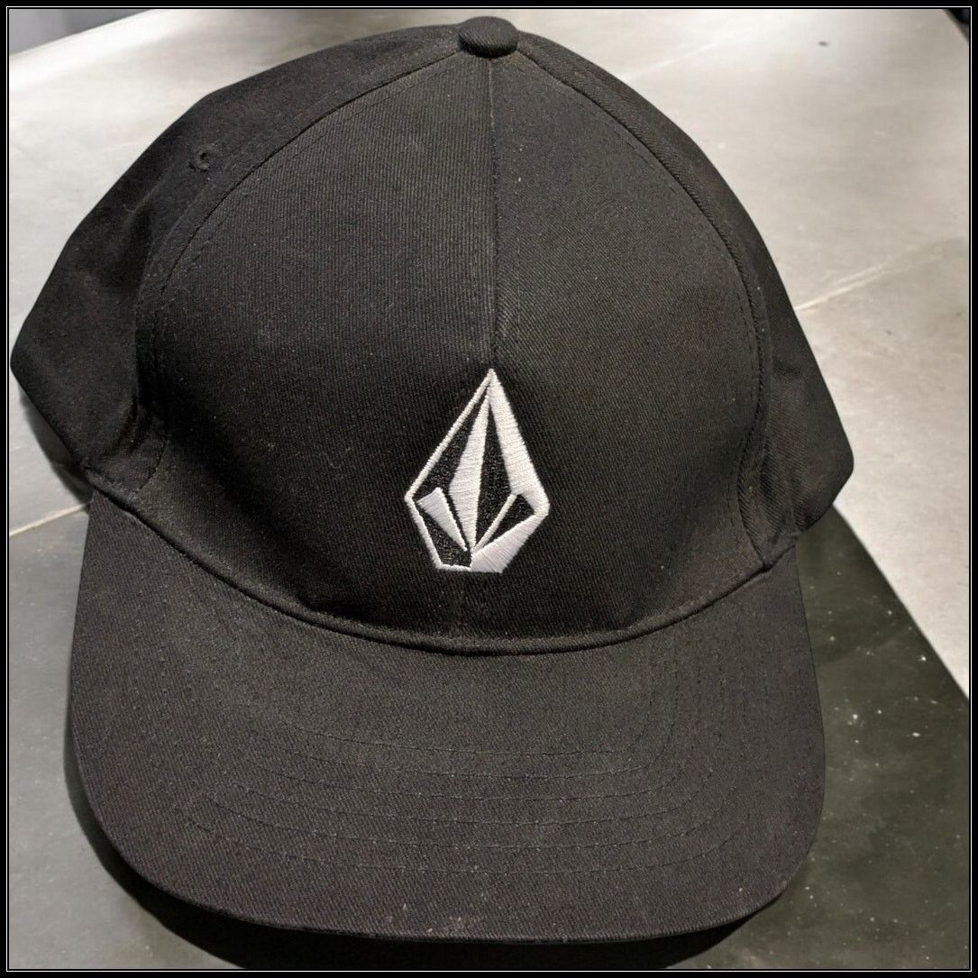Volcom VOLCOM Stone Snapback Trucker Hat Black Embroidered Logo Size ONE SIZE - 4 Thumbnail