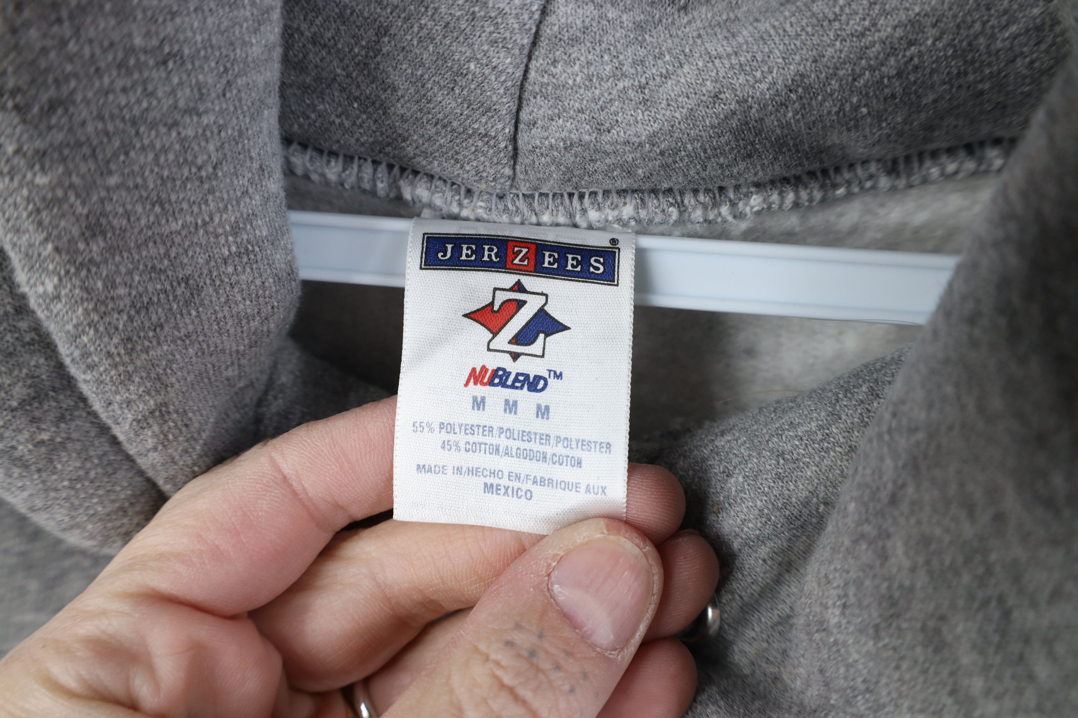 Vintage Vintage 90s Y2K Streetwear Hoodie Sweatshirt Heather Gray Size US M / EU 48-50 / 2 - 7 Thumbnail