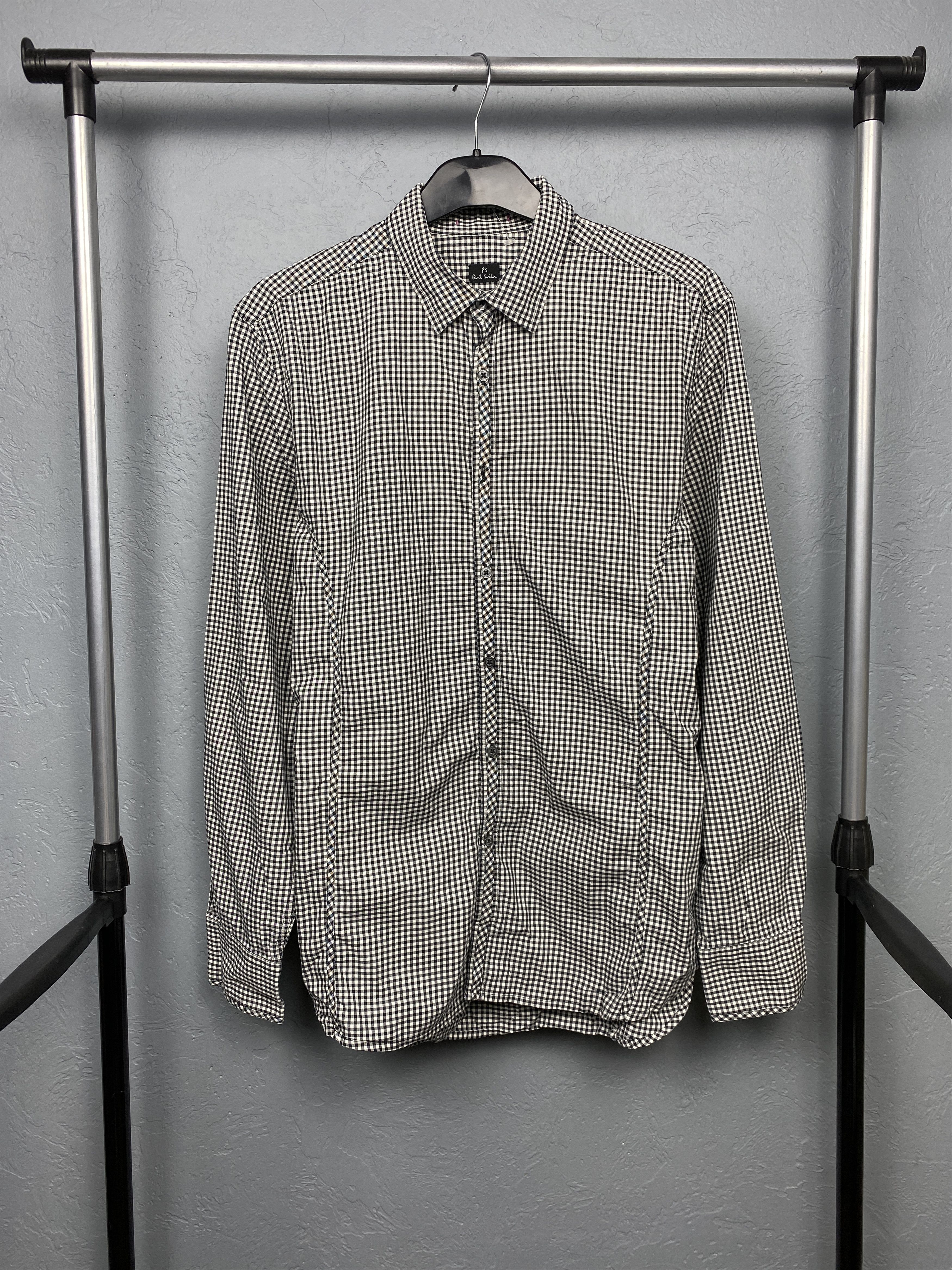 Paul Smith × Vintage Paul Smith London Mens Long Sleeve Shirt Y2K Size US M / EU 48-50 / 2 - 1 Thumbnail