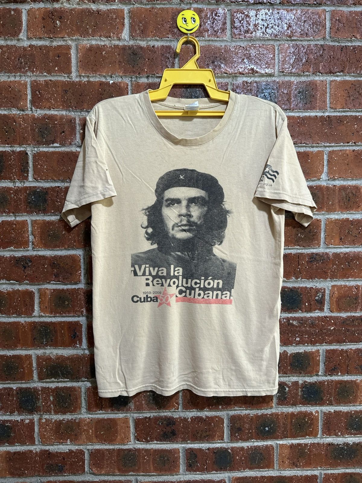 Gildan × Vintage Vintage Cuba Solidarity Campaign Faded Tee Size US S / EU 44-46 / 1 - 1 Thumbnail