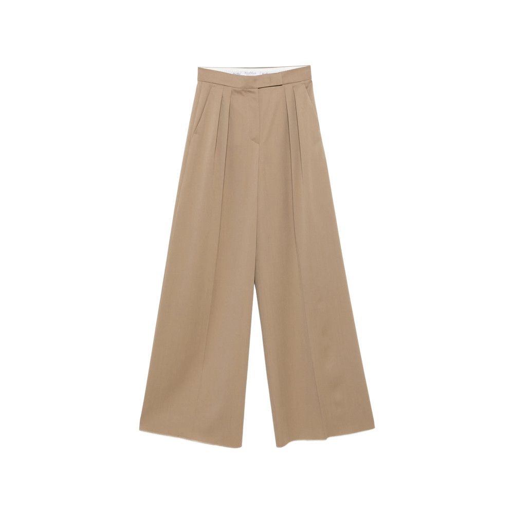 Max Mara Max Mara BROWN Trousers - Palazzo Pants Size 28" / US 6 / IT 42 - 1 Thumbnail