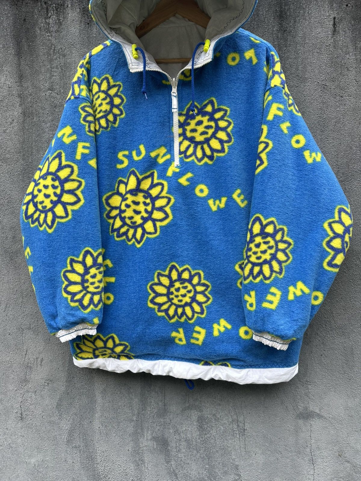 Ellesse 👹Ellese Reversible Sun Flower Pullover Jacket Size US XL / EU 56 / 4 - 7 Thumbnail