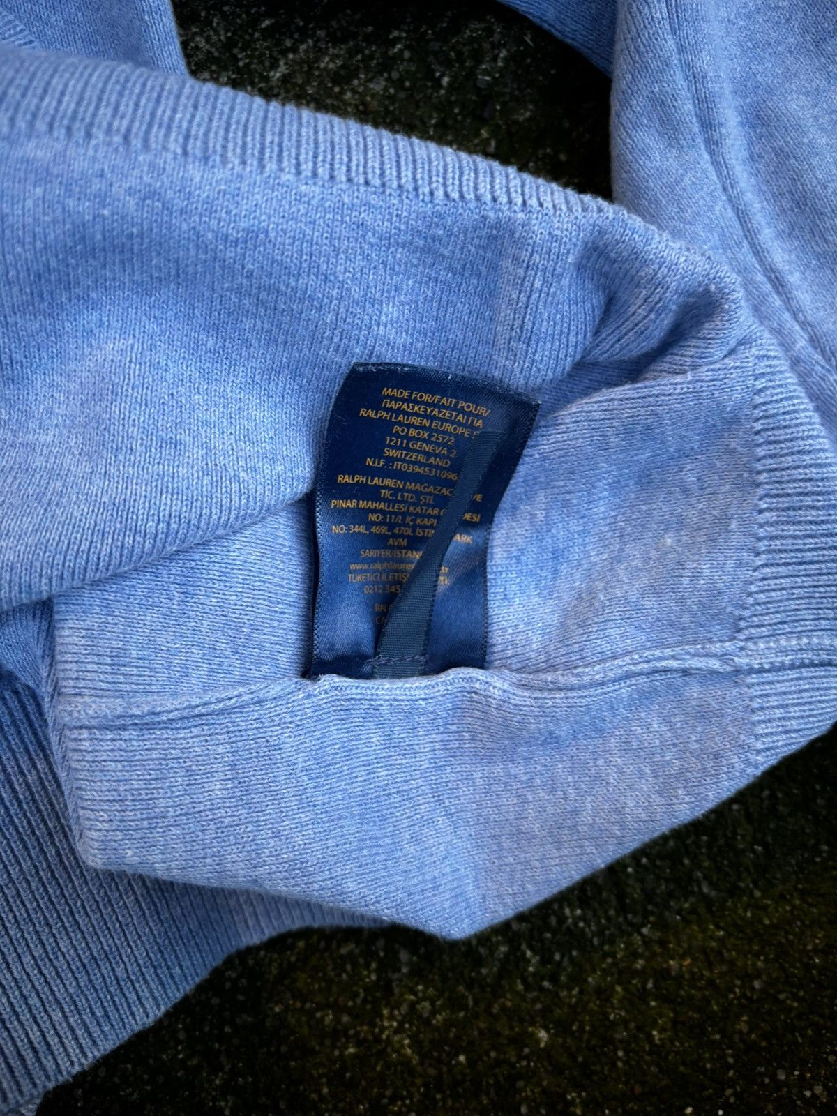 Chaps Ralph Lauren Vintage Polo Ralph Lauren Sky Blue Sweter Size US M / EU 48-50 / 2 - 8 Thumbnail