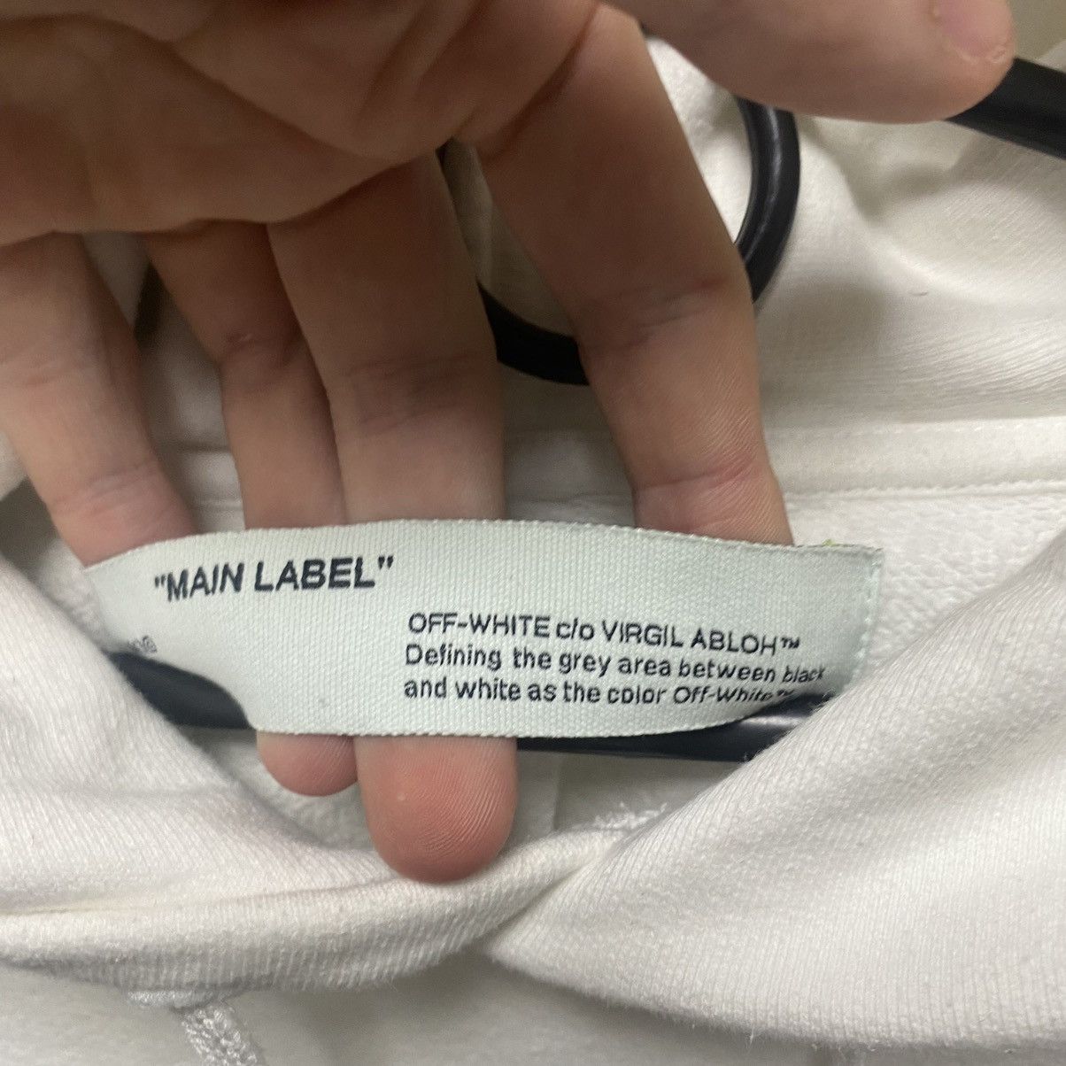 Off-White Off White hoodie Big Logo Cage Back Size US L / EU 52-54 / 3 - 9 Thumbnail