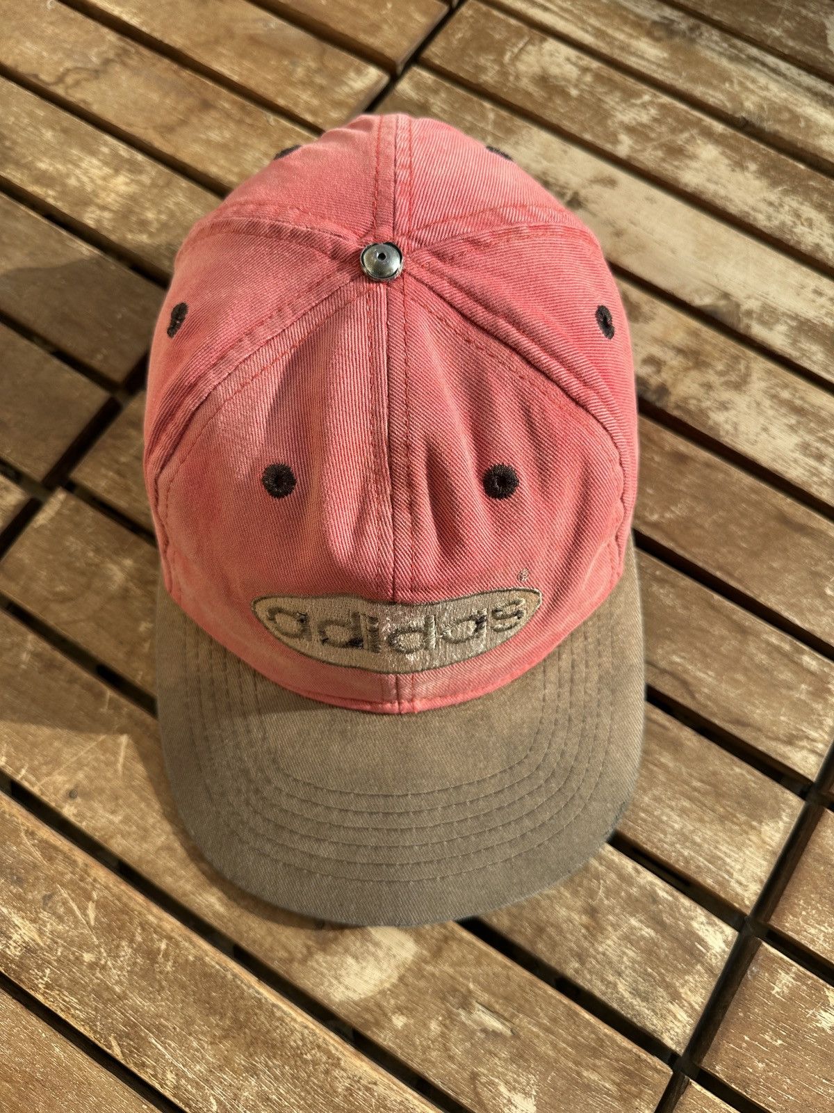 Adidas Vintage Adidas Trefoil Strapback Cap Size ONE SIZE - 2 Thumbnail