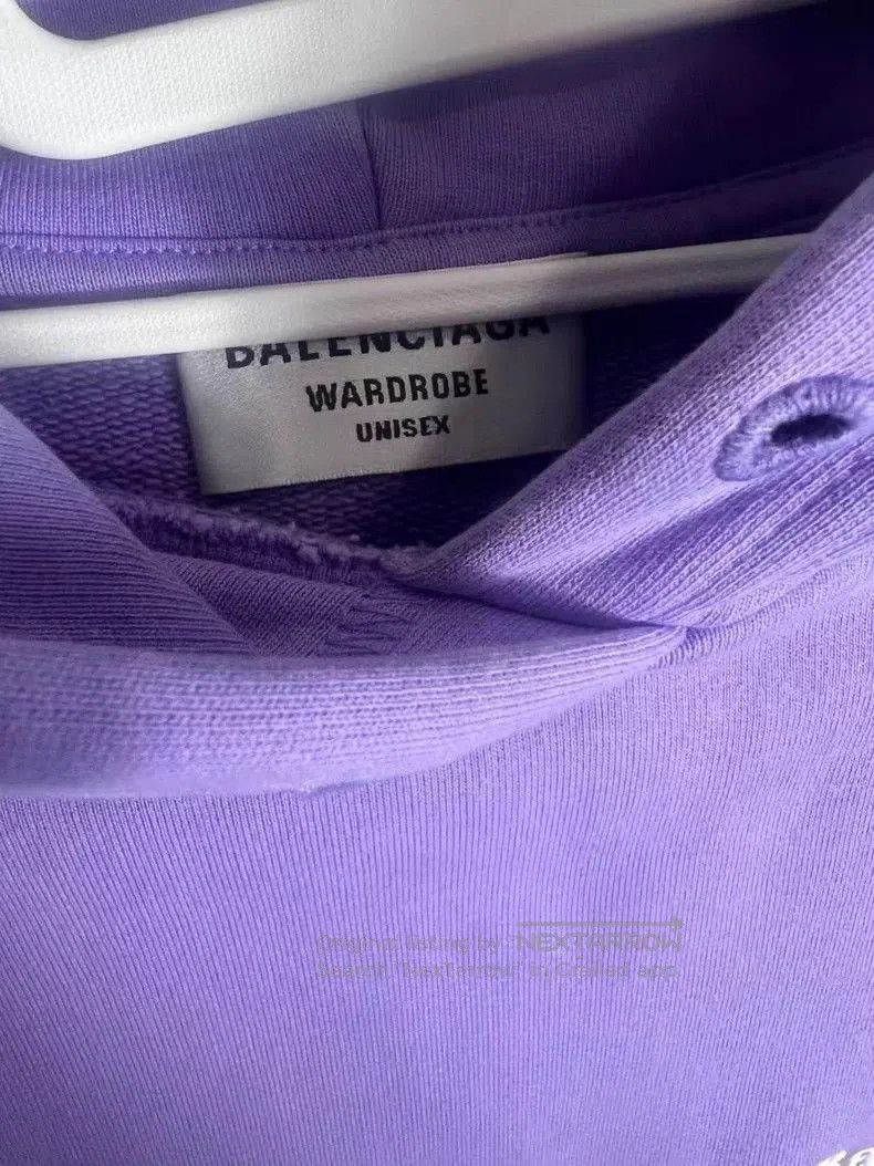 Balenciaga Balenciaga Purple Coke Embroidered Hoodie. Size US S / EU 44-46 / 1 - 3 Thumbnail