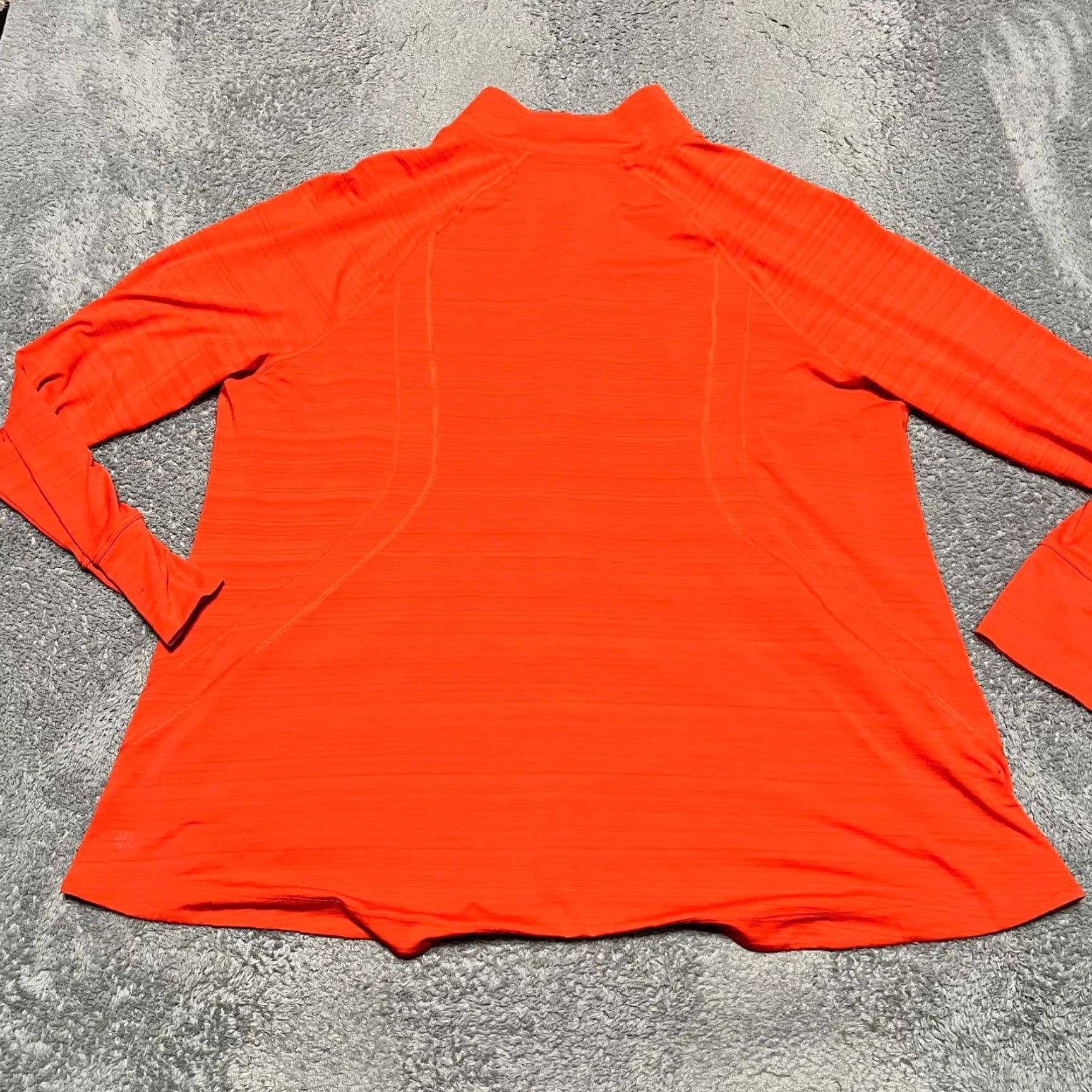 Athleta Athleta Pacifica Jacket Womens 3XL Orange Full Zip Thumb Holes Size XXL / US 16-18 / IT 52-54 - 3 Thumbnail