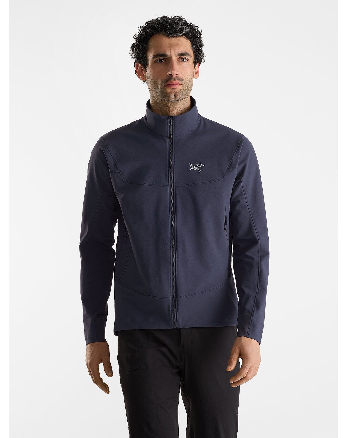 image of Arcteryx Gamma Jacket Black Sapphire in Navy, Men's (Size Medium)