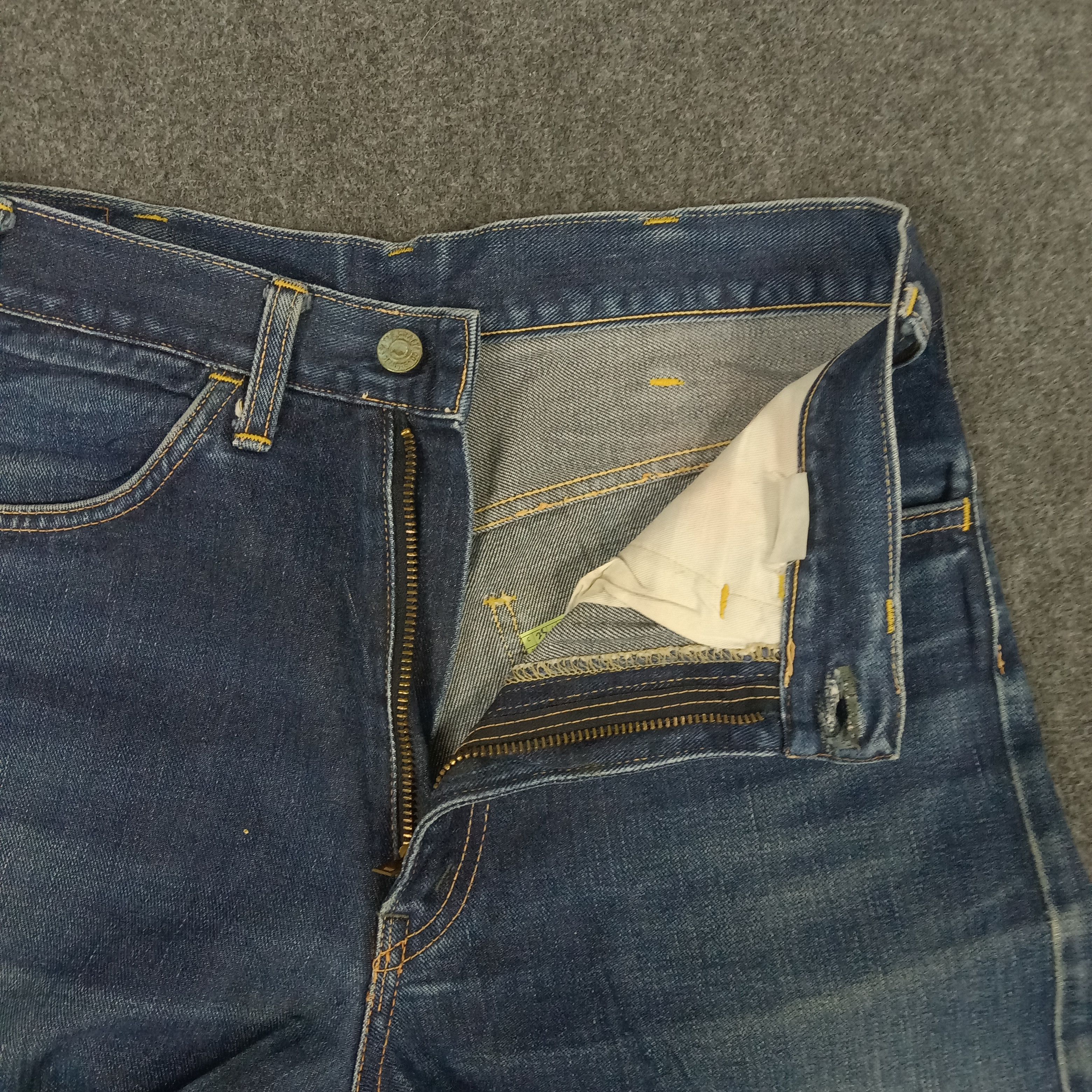 Evisu × Vintage Evis Japanese Brand Daicock Custom Art Bootcut Jeans Size 30" / US 8 / IT 44 - 12 Thumbnail