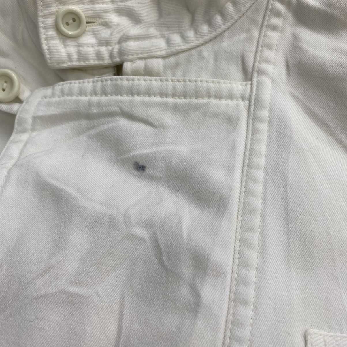 DADADO Wacoal Dome Motor Sport Project White Denim Jeans