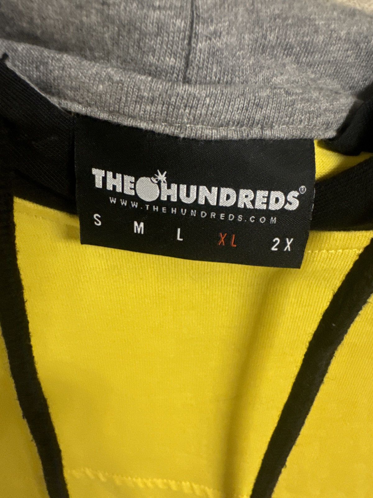 The Hundreds The Hundreds Fight Back Yellow Hooded Longsleeve Size US XL / EU 56 / 4 - 10 Thumbnail