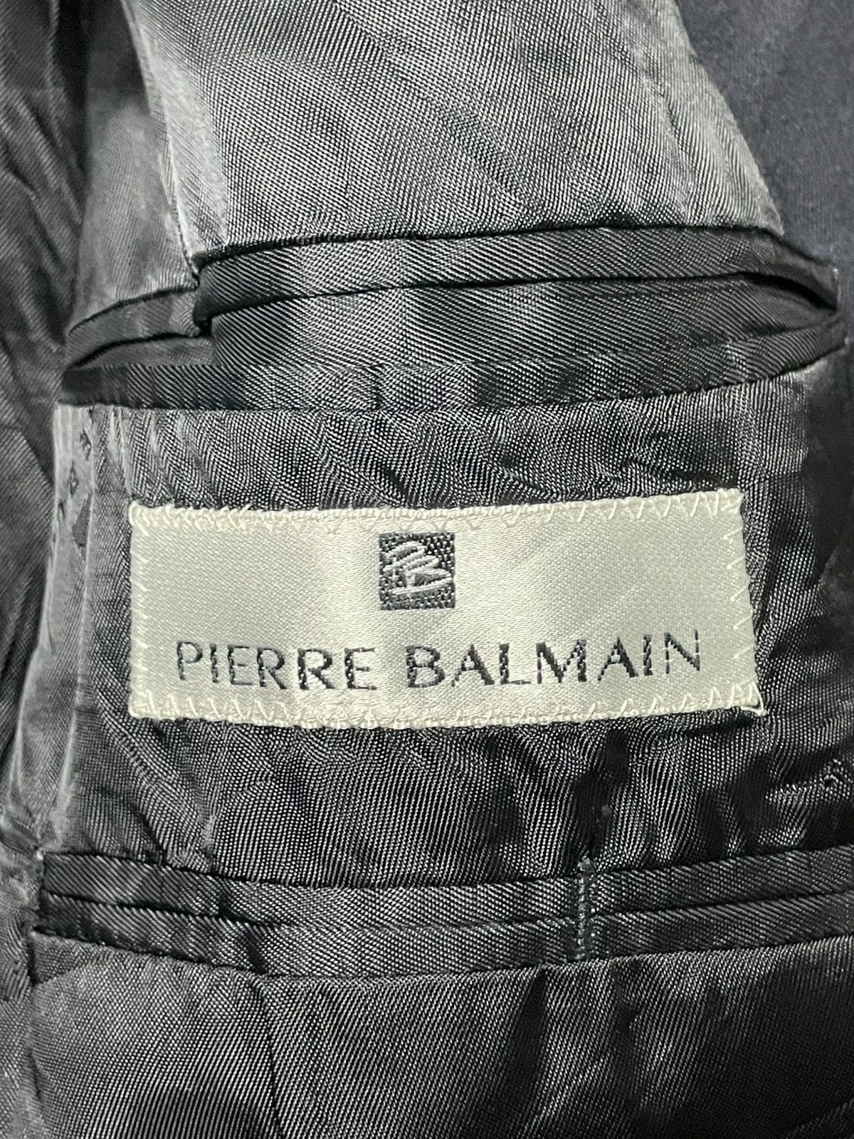 Designer × Pierre Balmain × Vintage Pierre Balmain Wool Lining Viscose Coat (114) Size US M / EU 48-50 / 2 - 8 Thumbnail