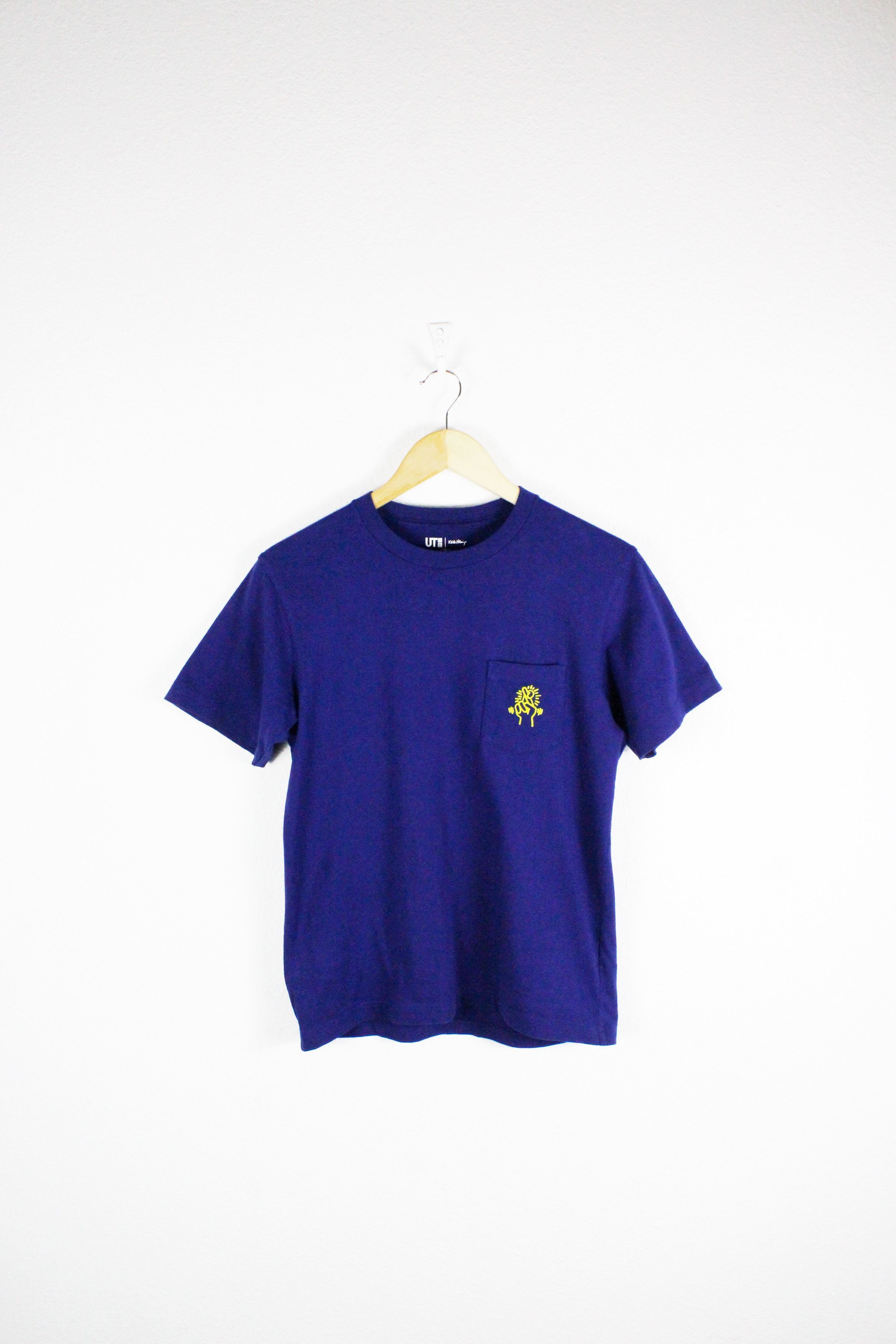 Keith Haring Uniqlo x Keith Haring Pocket Logo T-shirt Tee Size US XS / EU 42 / 0 - 1 Thumbnail
