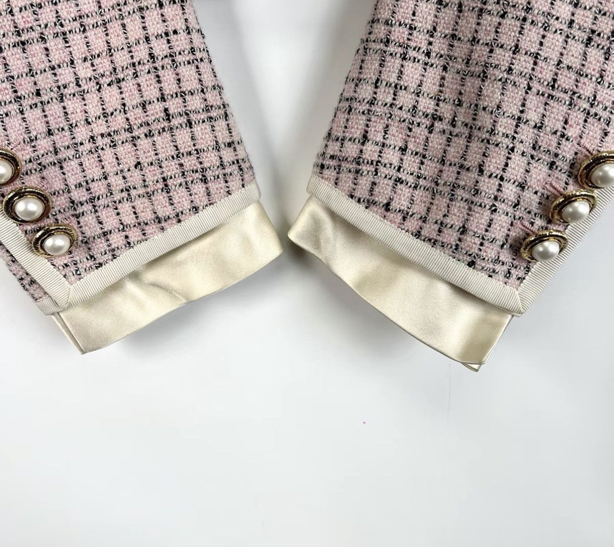 Miu Miu Miu Miu pink check short coat K12 Size XS / US 0-2 / IT 36-38 - 4 Thumbnail