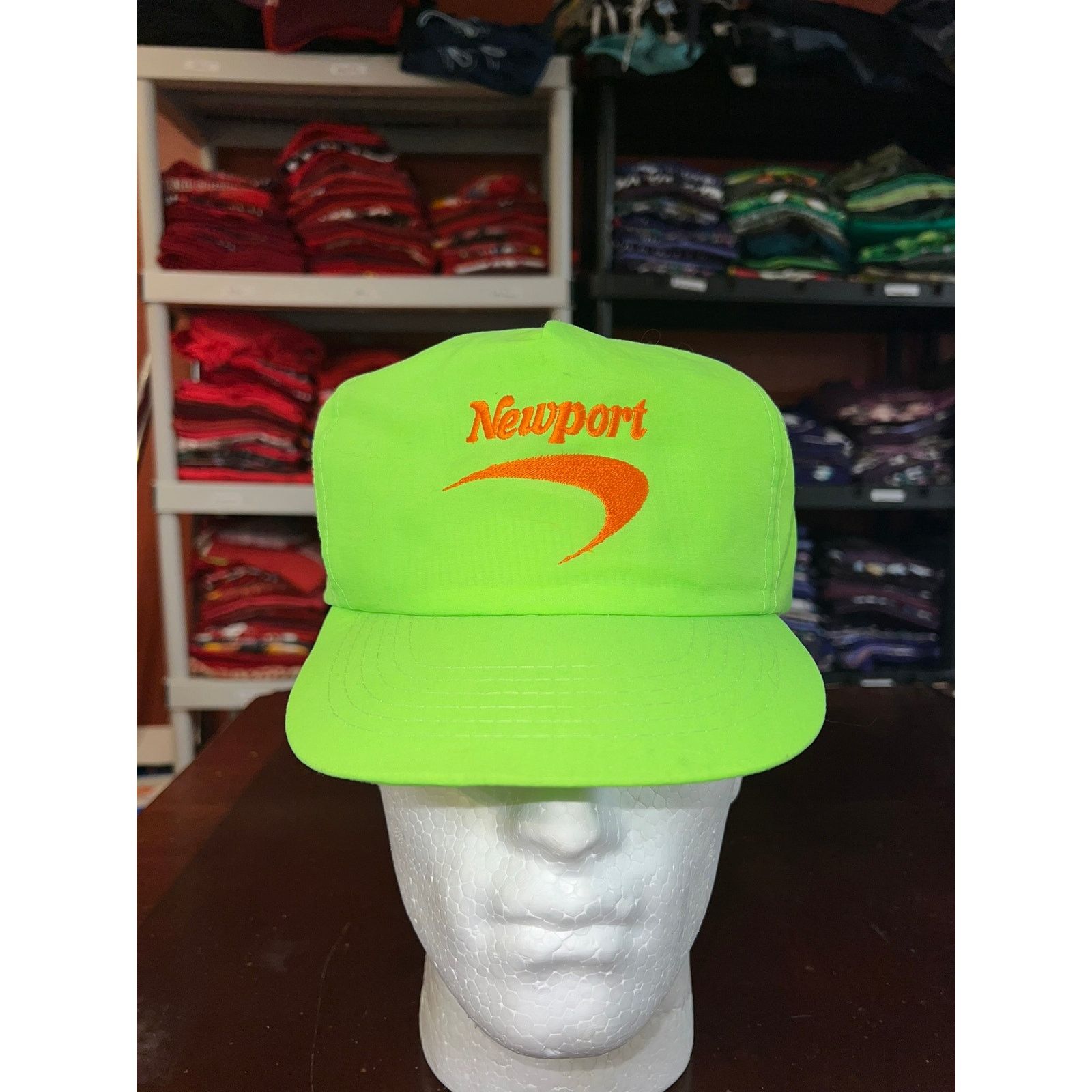 Vintage Vintage Newport Snapback Hat 100% Nylon 90s Cigarette VTG