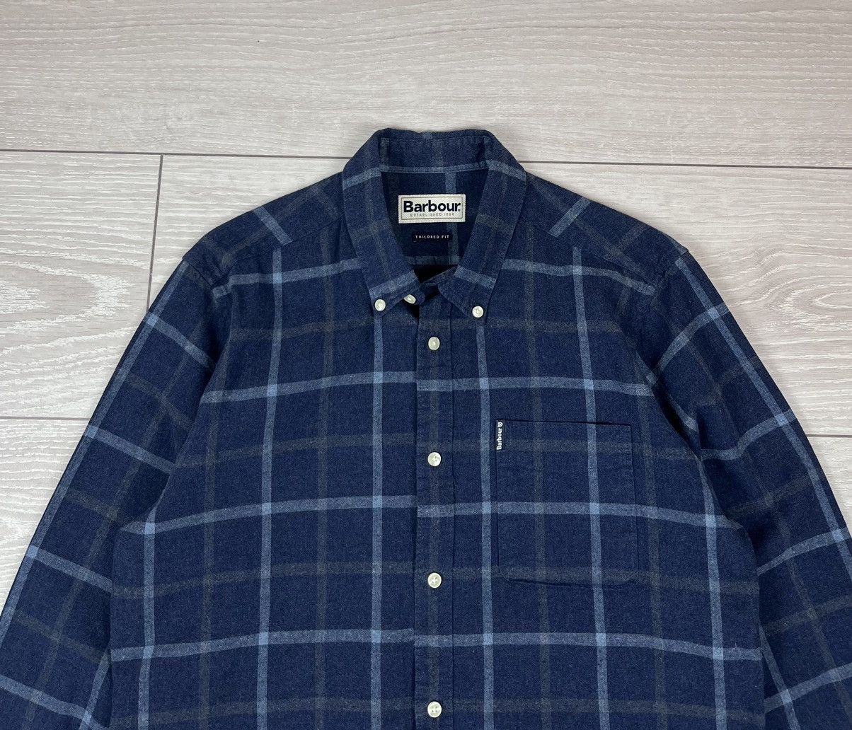 Barbour Barbour Tattersall 13 Tailored Flannel Checkered Shirt Size US M / EU 48-50 / 2 - 5 Thumbnail