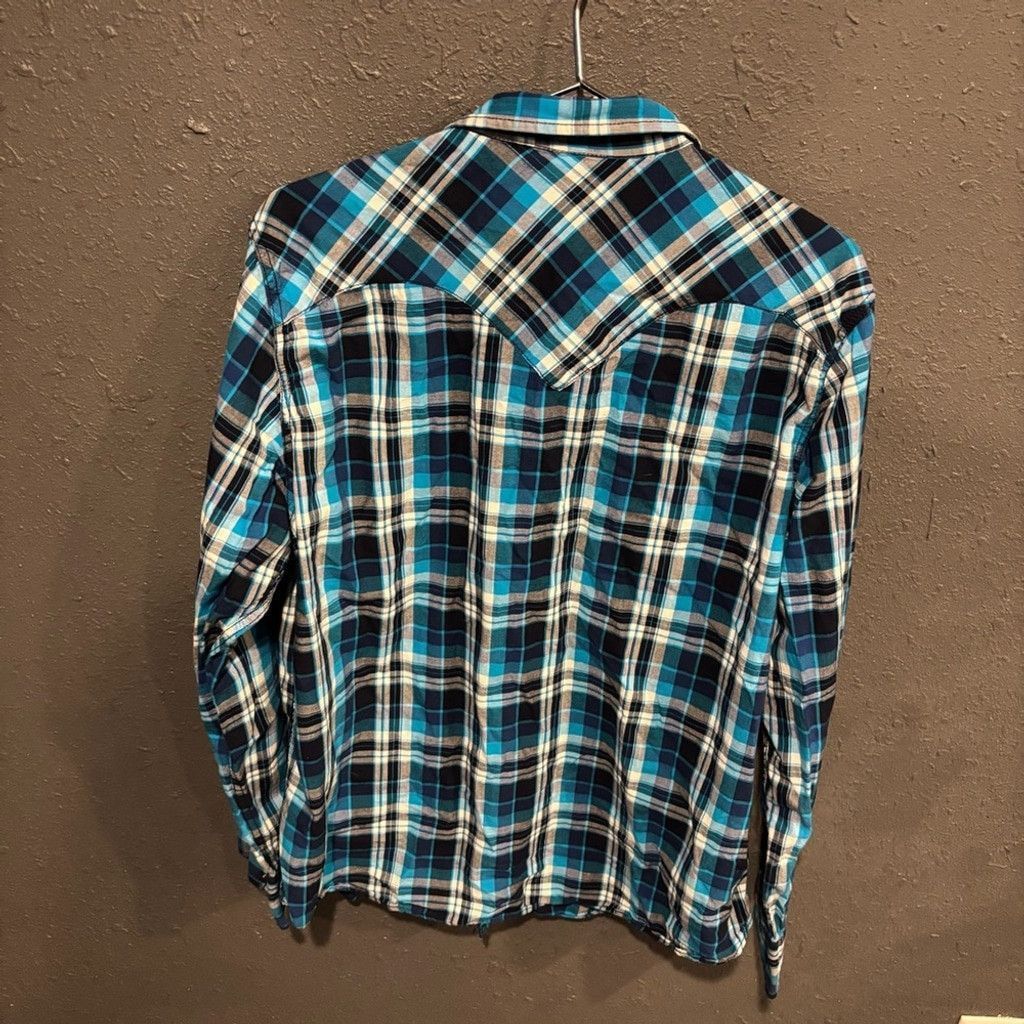 Arizona Jean Co. Arizona Plaid Men's Western Shirt Size US XXL / EU 58 / 5 - 3 Thumbnail