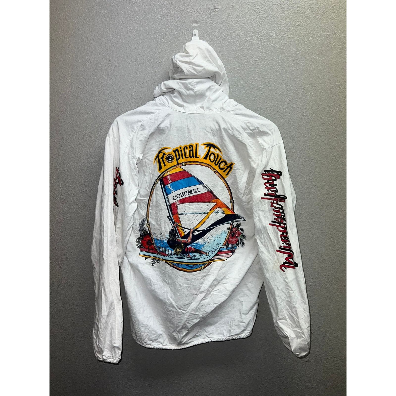 Vintage Vintage Tropical Touch Hoodie Cozumel Wind Surf Windbreaker Size US M / EU 48-50 / 2 - 1 Thumbnail