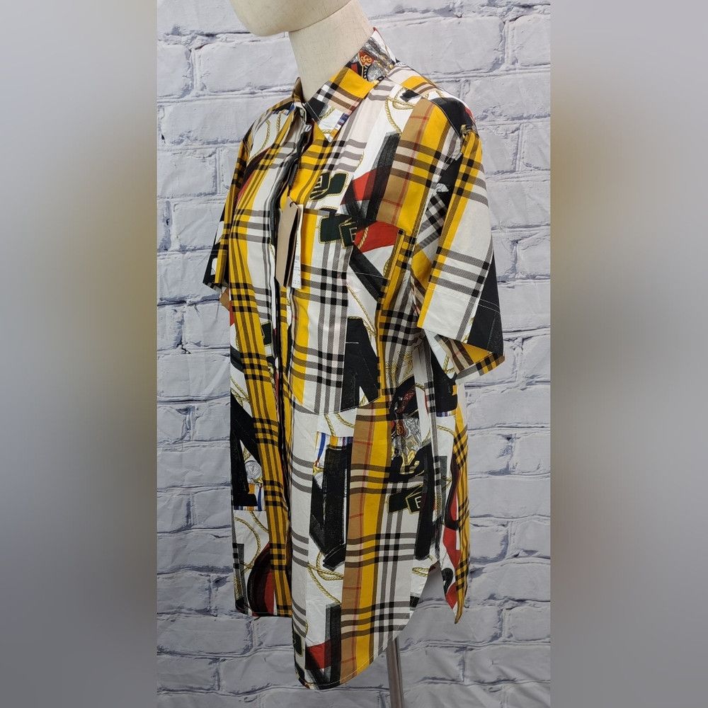 Burberry NWT Burberry Women's Shirt Button Up Dress Shirt Check Fie Size M / US 6-8 / IT 42-44 - 8 Thumbnail