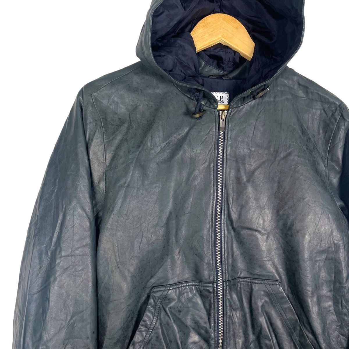 C.P. Company 💥 CP COMPANY SS2010 VERA PELLE LEATHER JACKET Size US M / EU 48-50 / 2 - 8 Thumbnail