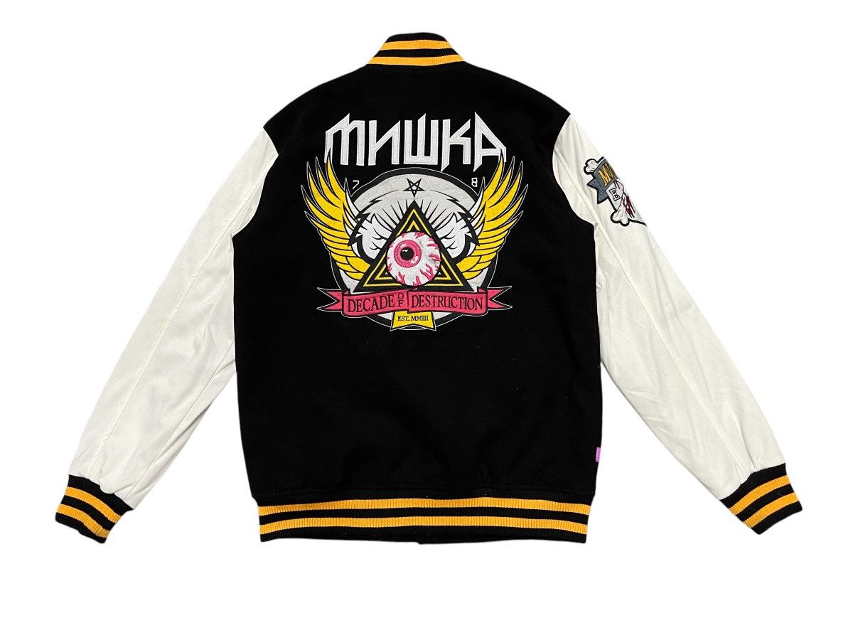 Mishka 2000s MISHKA 10th EDITION VARSITY RARE DESIGN Size US M / EU 48-50 / 2 - 3 Thumbnail