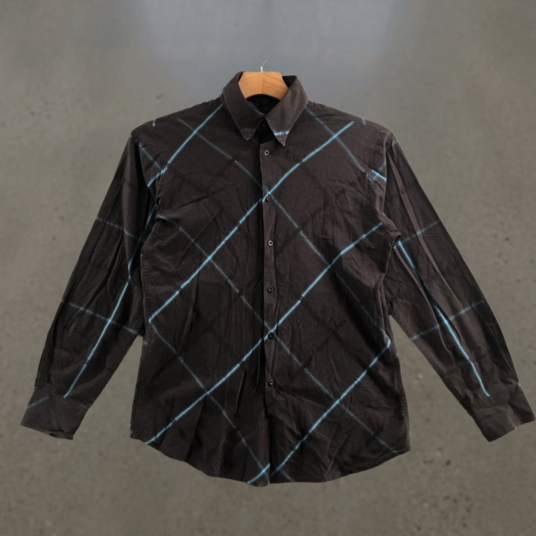 Ben Sherman Ben Sherman Shirt Mens L Regular Fit Plaid Button-Down Long Sleeves Brown Blue Size US L / EU 52-54 / 3 - 1 Thumbnail