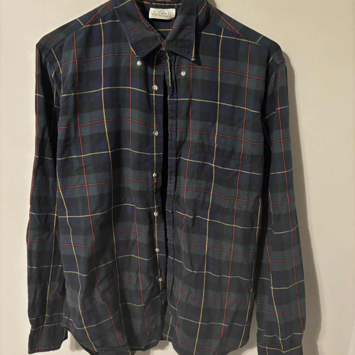 Vintage Vintage 1970s/80s Wool Blend Plaid Flannel Miners Bagley Inn Size US L / EU 52-54 / 3 - 1 Thumbnail