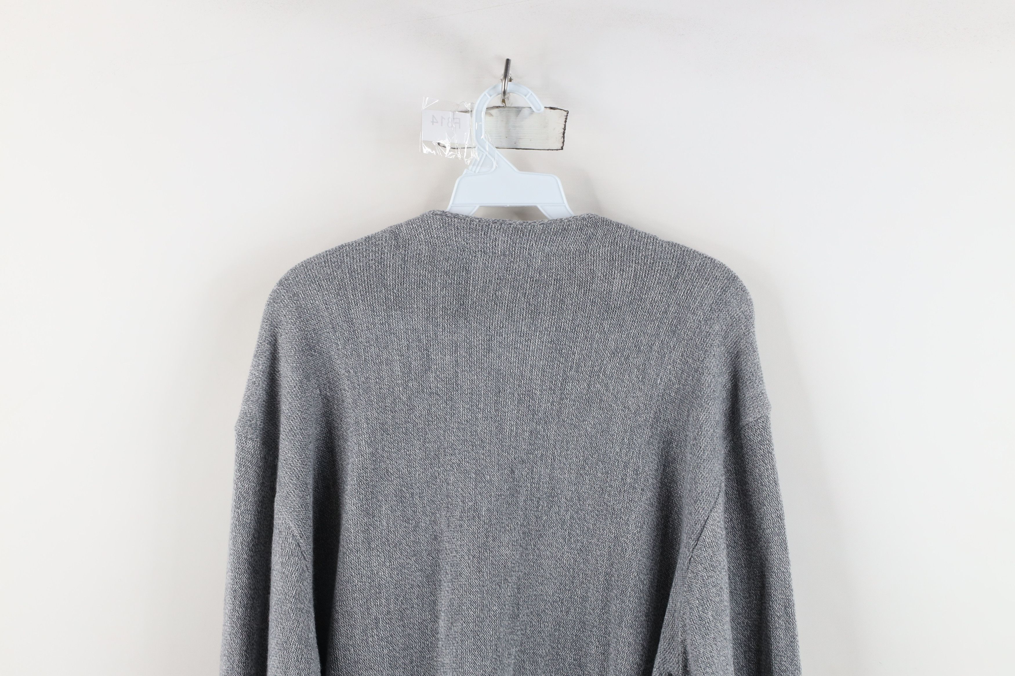 Vintage Vintage 90s Streetwear Knit Button Cardigan Sweater Gray Size US XL / EU 56 / 4 - 11 Thumbnail