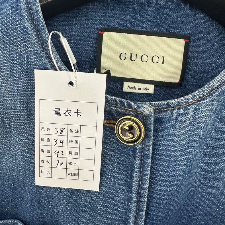 Gucci GucciDenim multi-pocket sleeveless dress 2503-Nextarrow Size XS / US 0-2 / IT 36-38 - 6 Thumbnail
